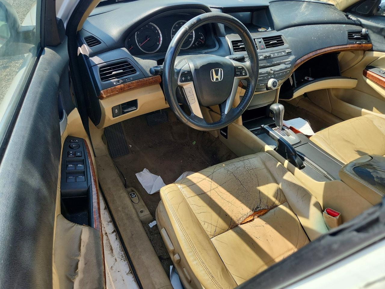 2012 Honda Accord Exl Белый vin: 1HGCP2F85CA218503
