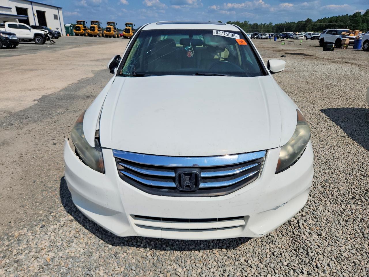 2012 Honda Accord Exl Белый vin: 1HGCP2F85CA218503