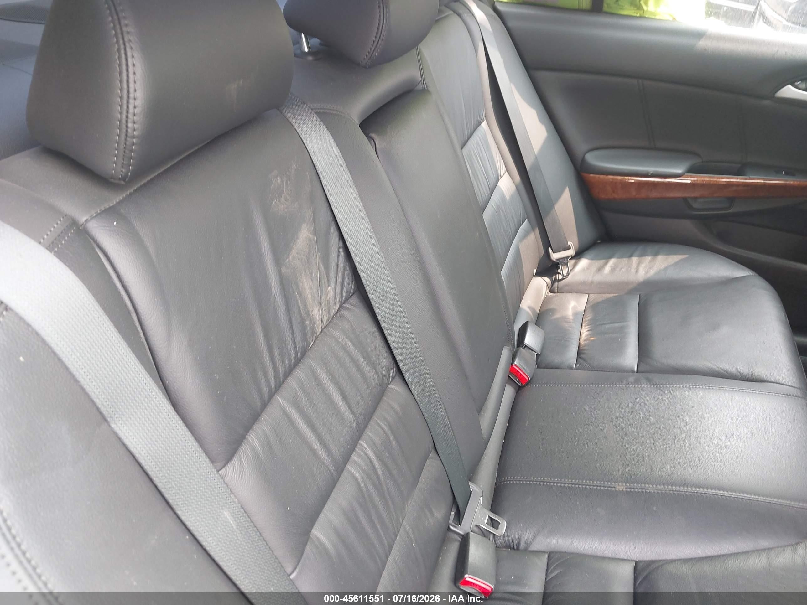 2012 Honda Accord 2.4 Ex-l Black vin: 1HGCP2F85CA222020