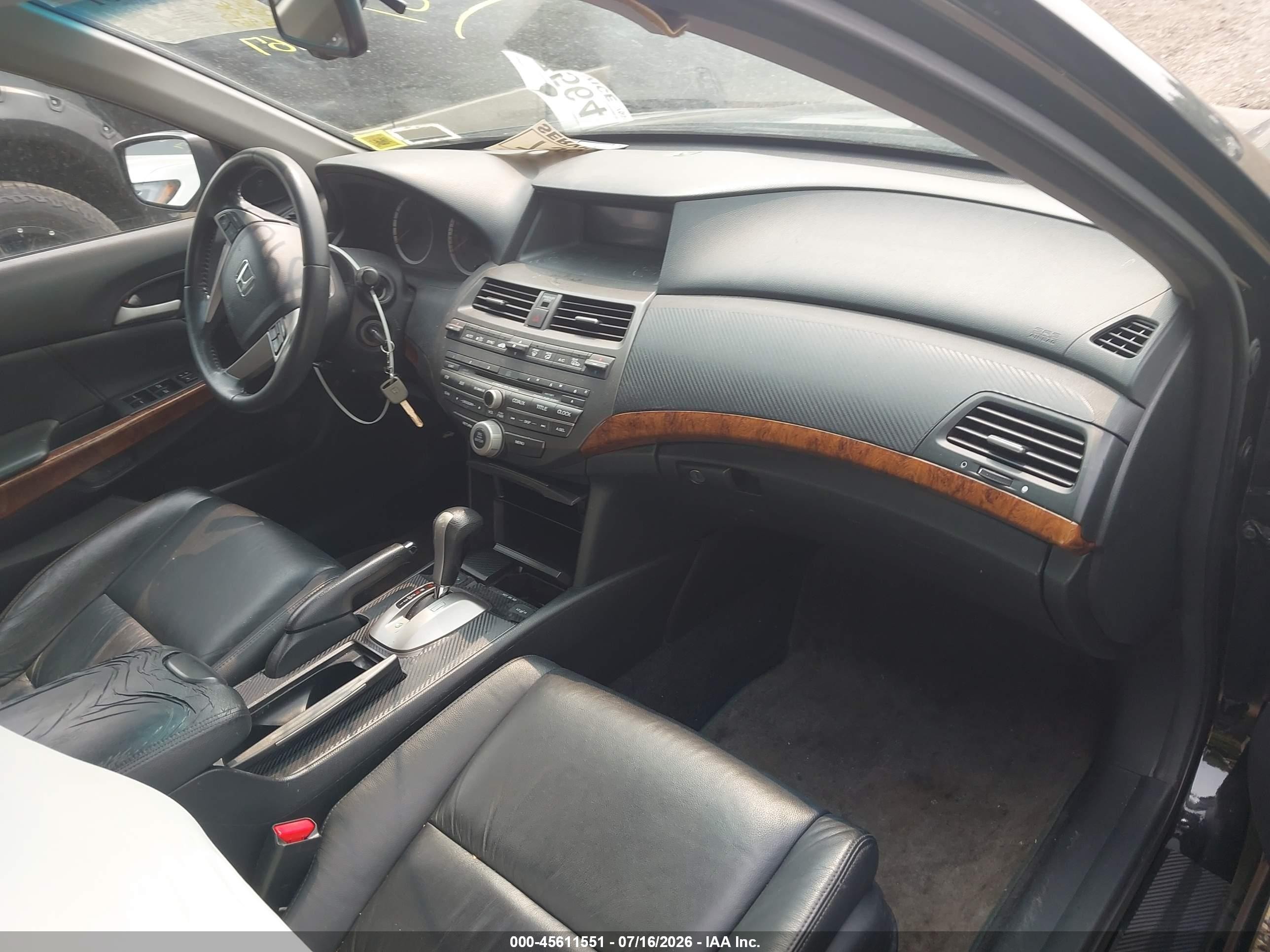 2012 Honda Accord 2.4 Ex-l Black vin: 1HGCP2F85CA222020