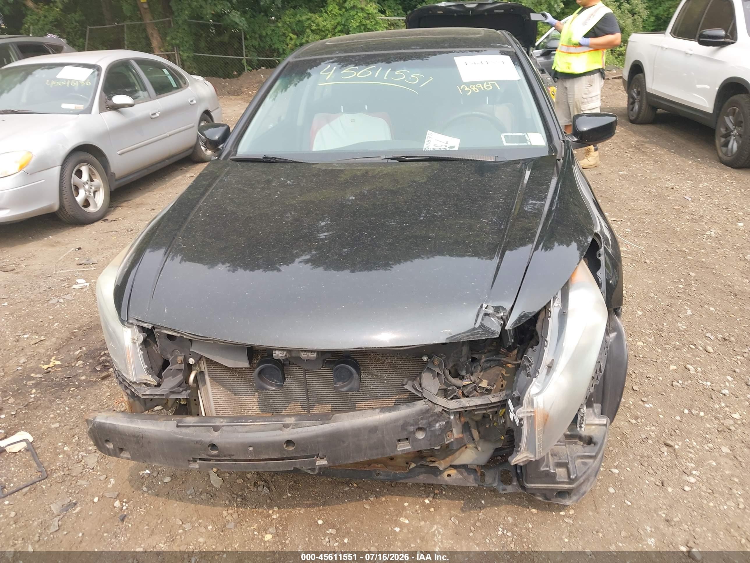 2012 Honda Accord 2.4 Ex-l Black vin: 1HGCP2F85CA222020
