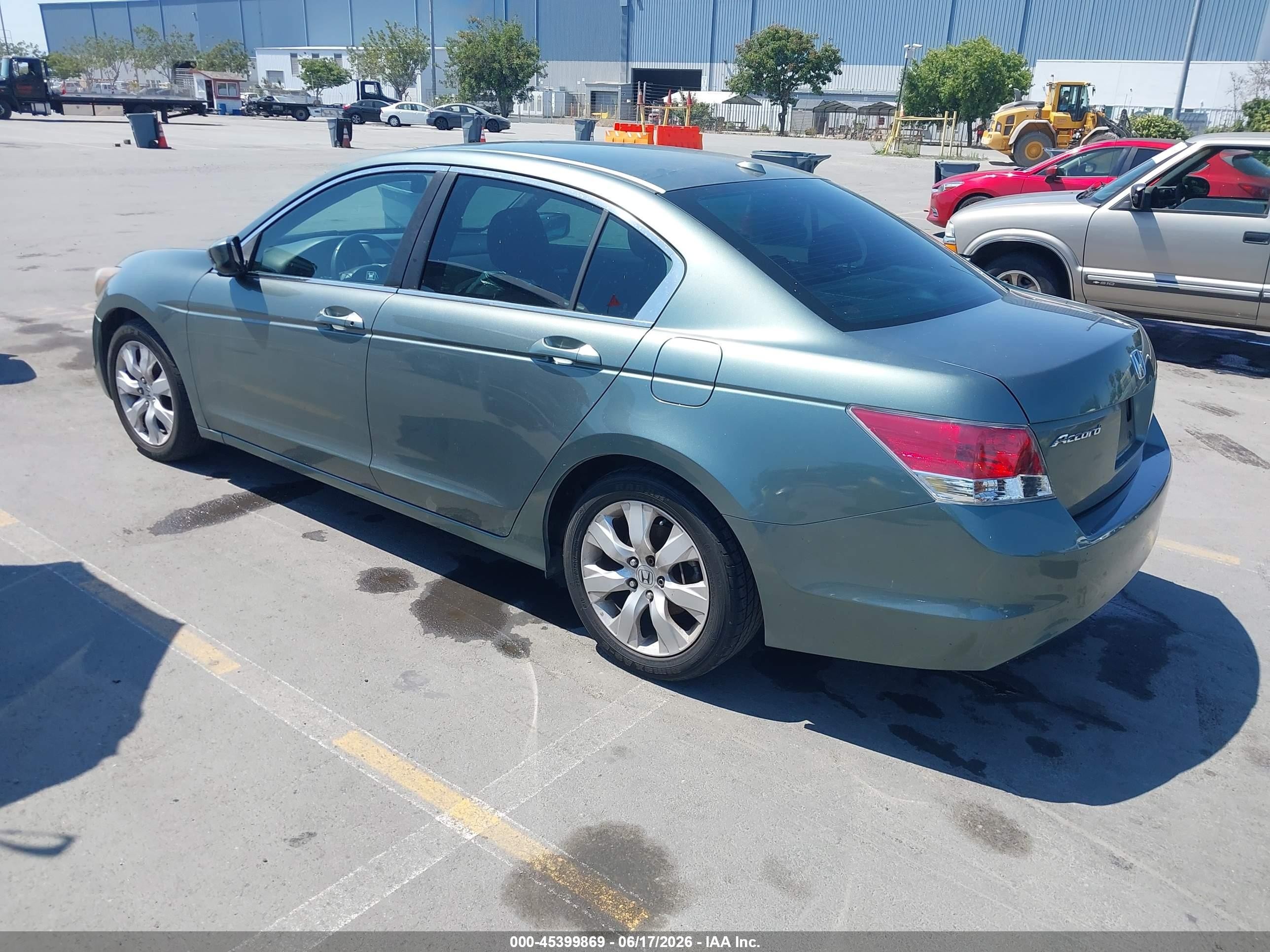 2010 Honda Accord 2.4 Ex-l Зеленый vin: 1HGCP2F86AA047483