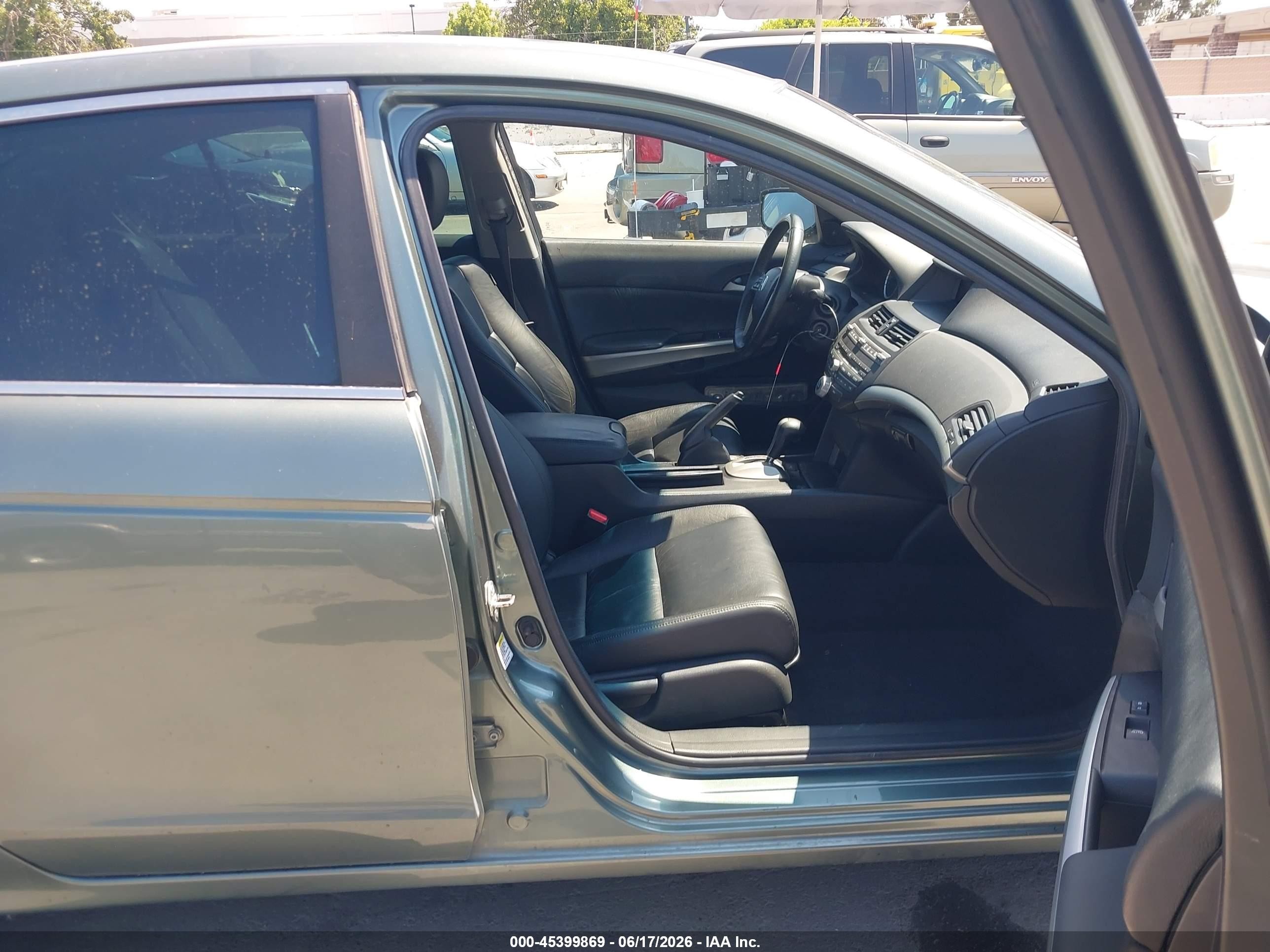 2010 Honda Accord 2.4 Ex-l Зеленый vin: 1HGCP2F86AA047483