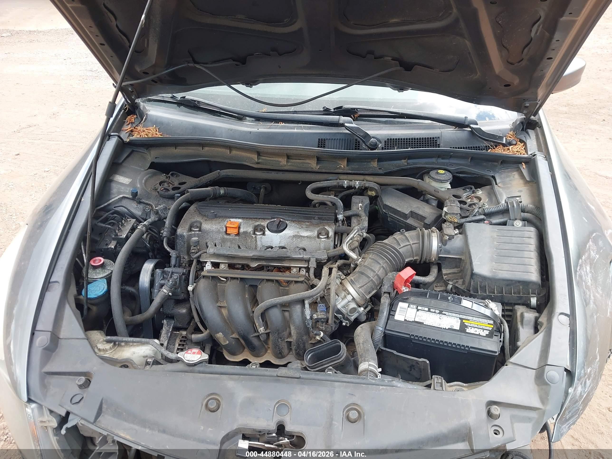 2010 Honda Accord 2.4 Ex-l Серый vin: 1HGCP2F86AA072609