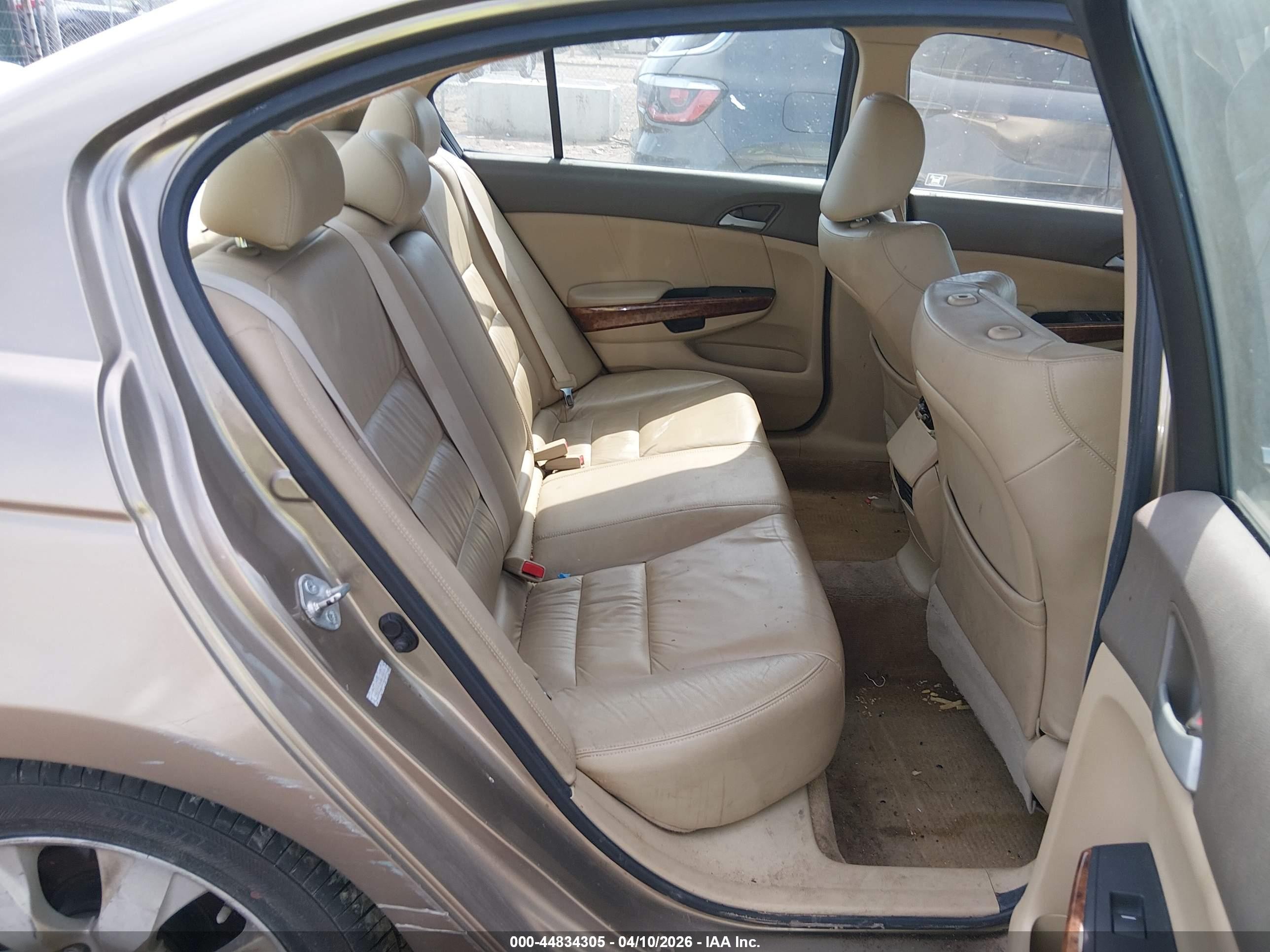 2010 Honda Accord 2.4 Ex-l Beige vin: 1HGCP2F86AA080239