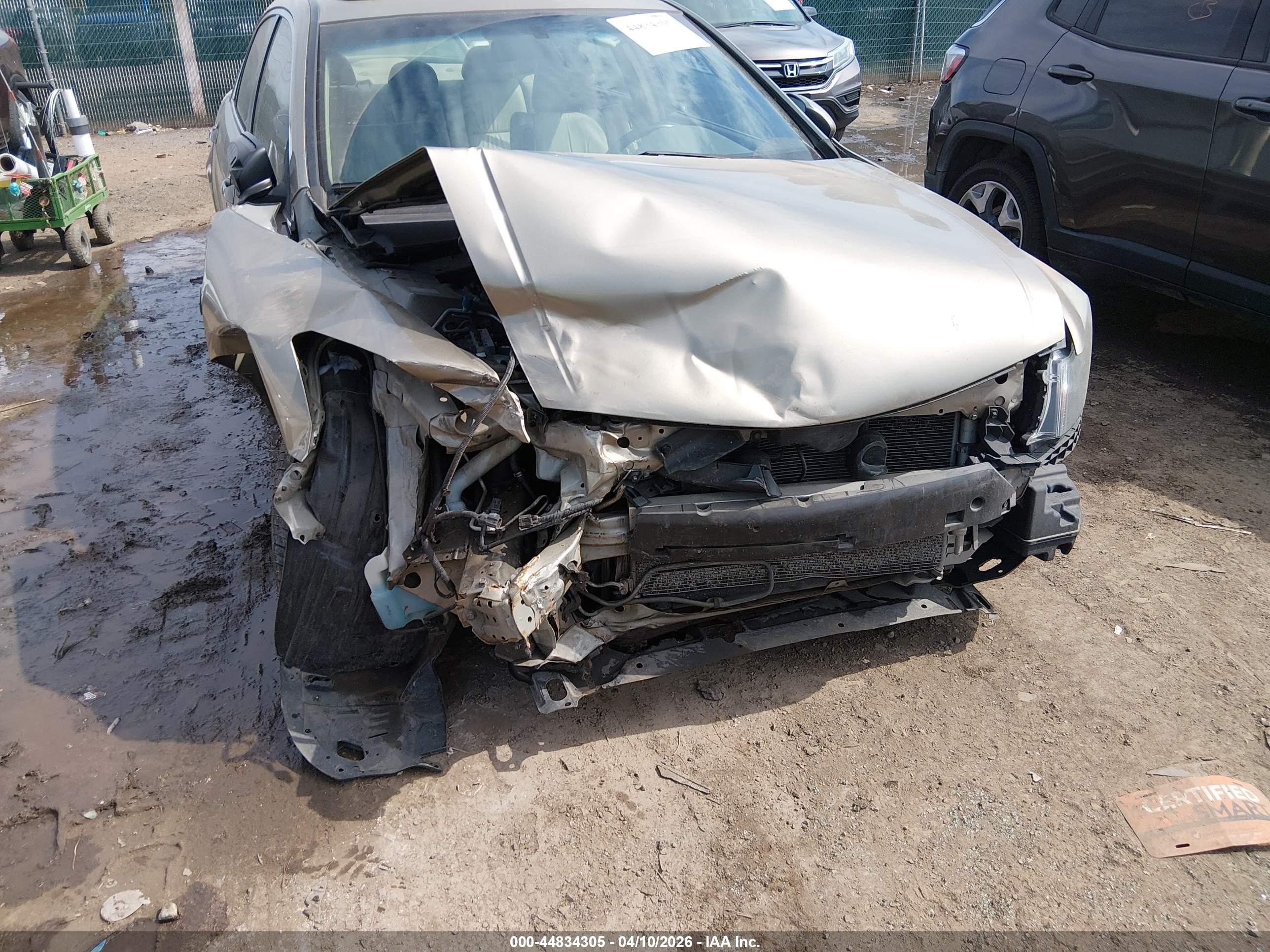 2010 Honda Accord 2.4 Ex-l Beige vin: 1HGCP2F86AA080239
