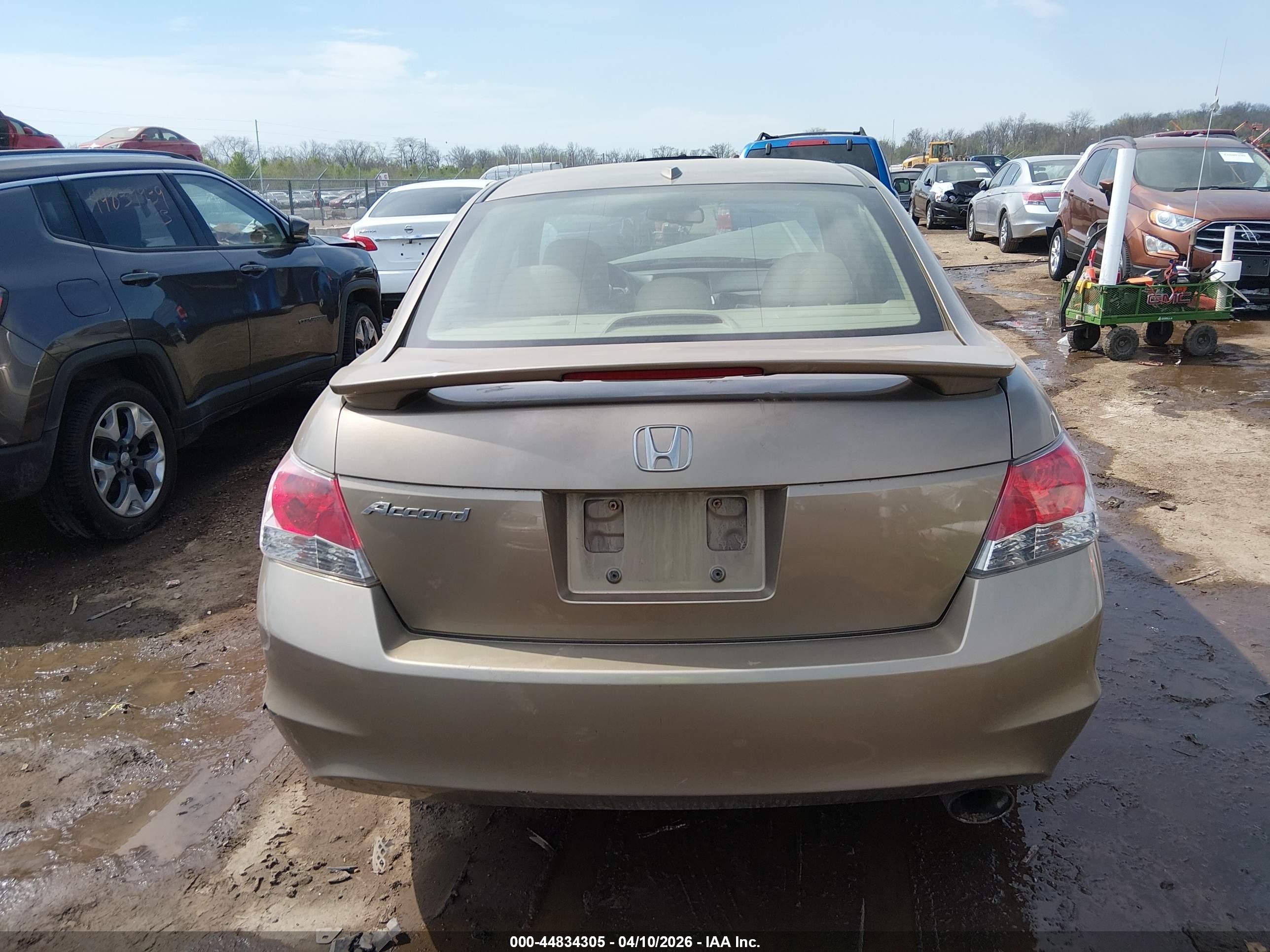 2010 Honda Accord 2.4 Ex-l Beige vin: 1HGCP2F86AA080239