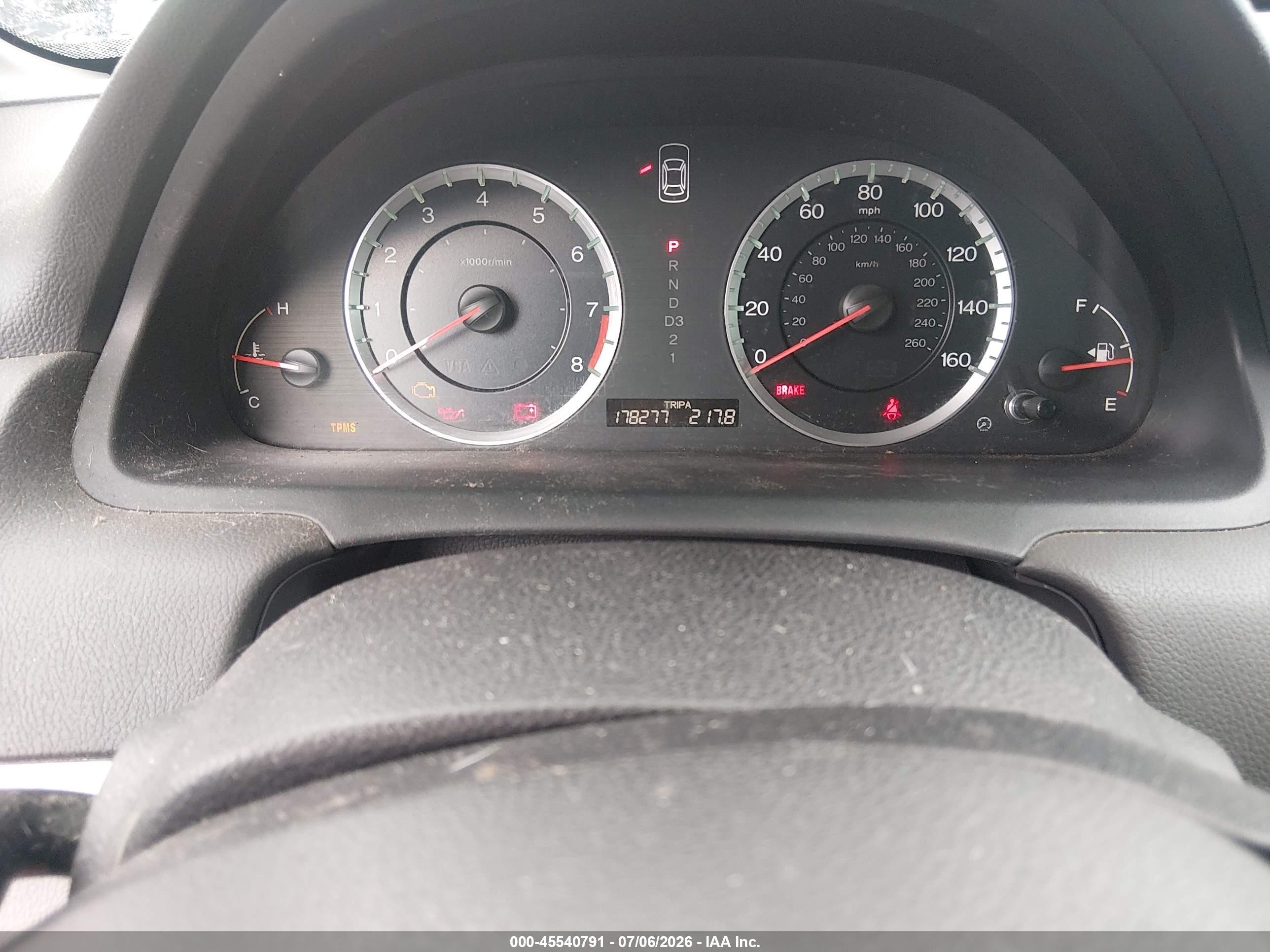 2010 Honda Accord 2.4 Ex-l Gray vin: 1HGCP2F86AA082394