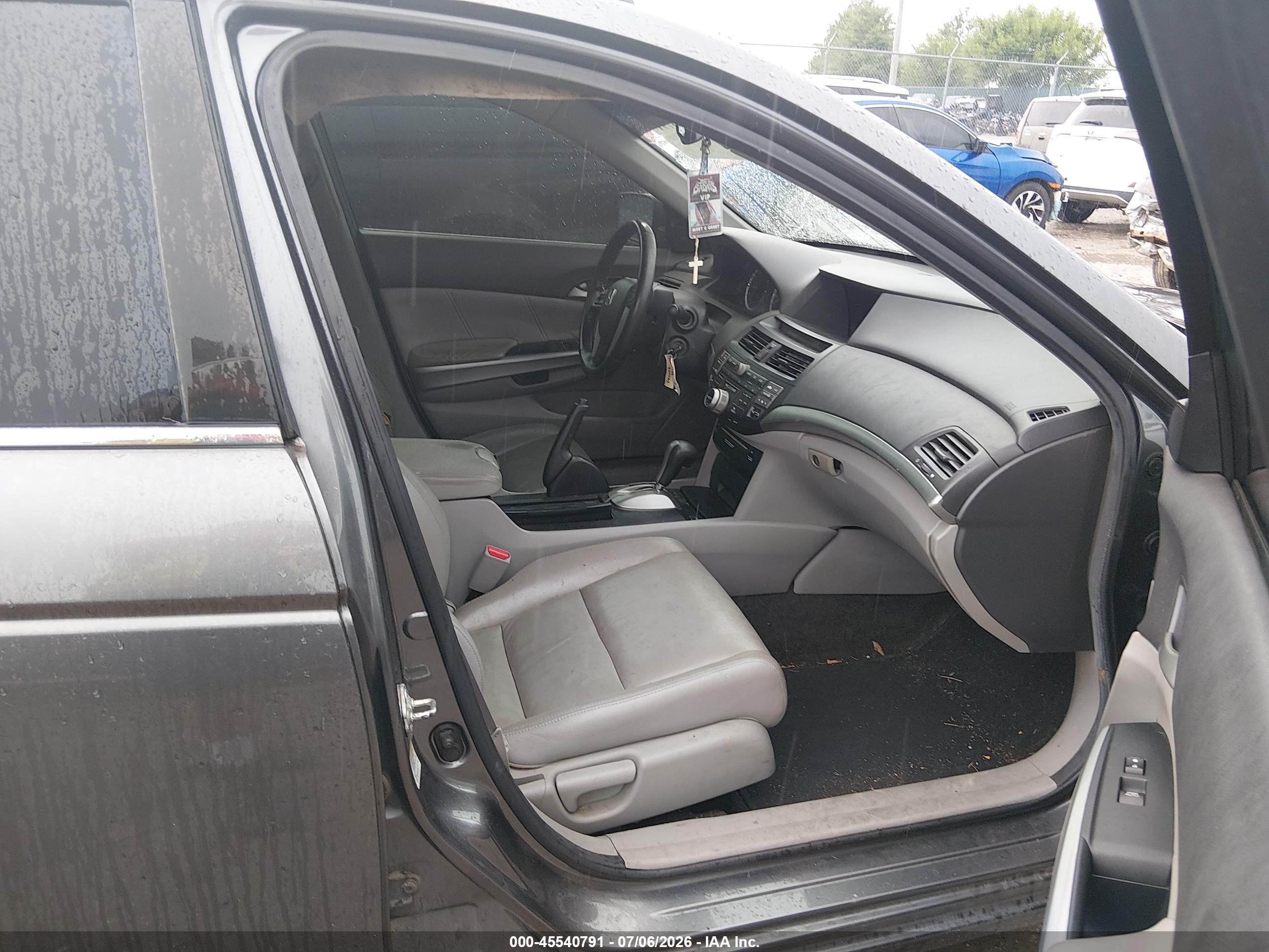 2010 Honda Accord 2.4 Ex-l Gray vin: 1HGCP2F86AA082394