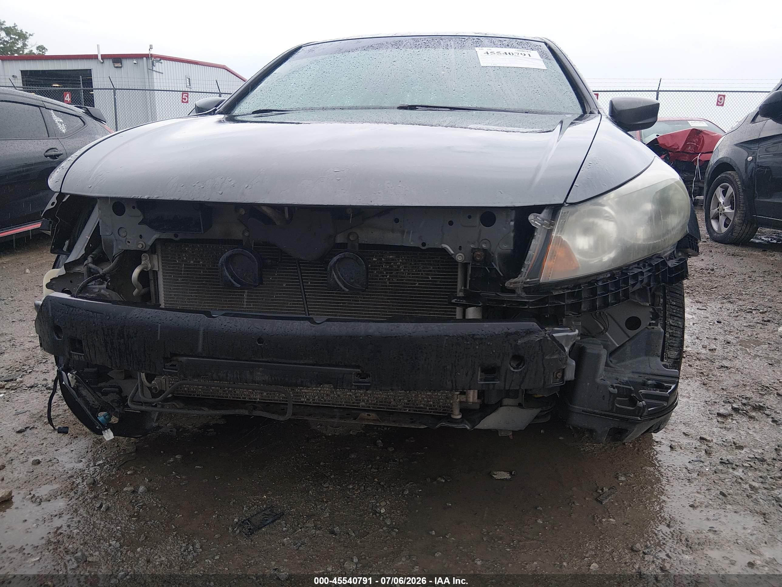 2010 Honda Accord 2.4 Ex-l Gray vin: 1HGCP2F86AA082394