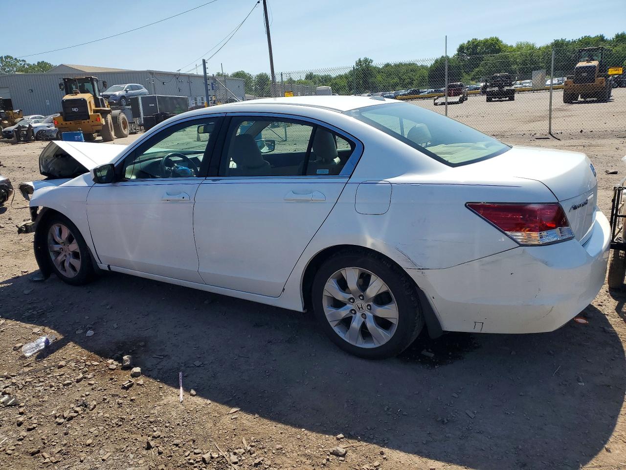 2010 Honda Accord Exl Белый vin: 1HGCP2F86AA095596