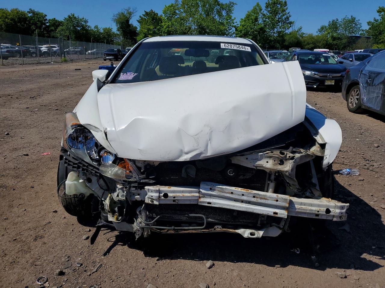 2010 Honda Accord Exl Белый vin: 1HGCP2F86AA095596