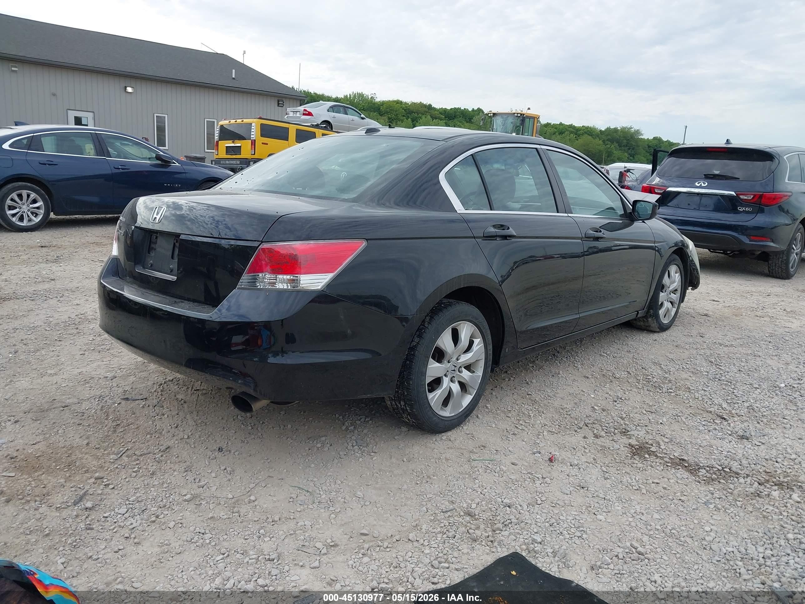 2010 Honda Accord 2.4 Ex-l Black vin: 1HGCP2F86AA097977