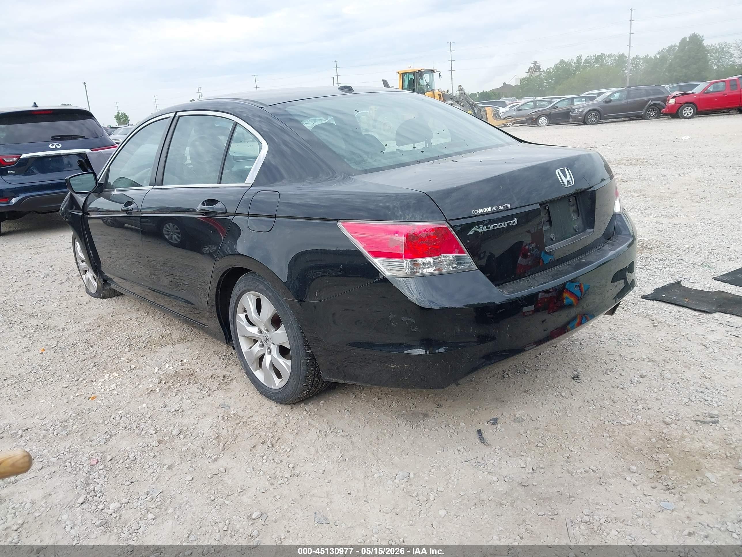 2010 Honda Accord 2.4 Ex-l Black vin: 1HGCP2F86AA097977