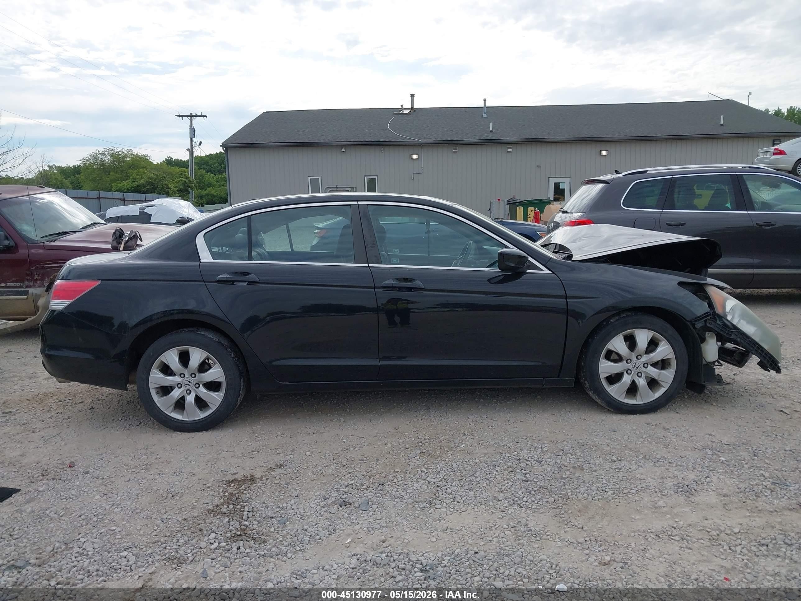 2010 Honda Accord 2.4 Ex-l Black vin: 1HGCP2F86AA097977