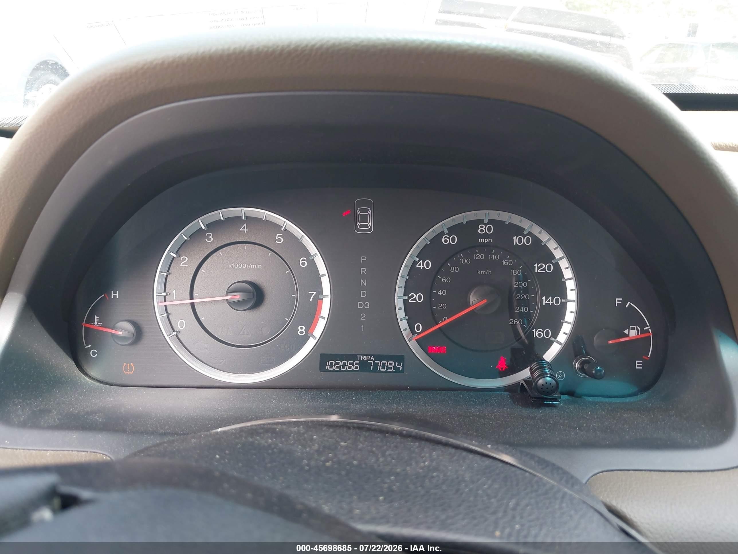 2010 Honda Accord 2.4 Ex-l Белый vin: 1HGCP2F86AA138060