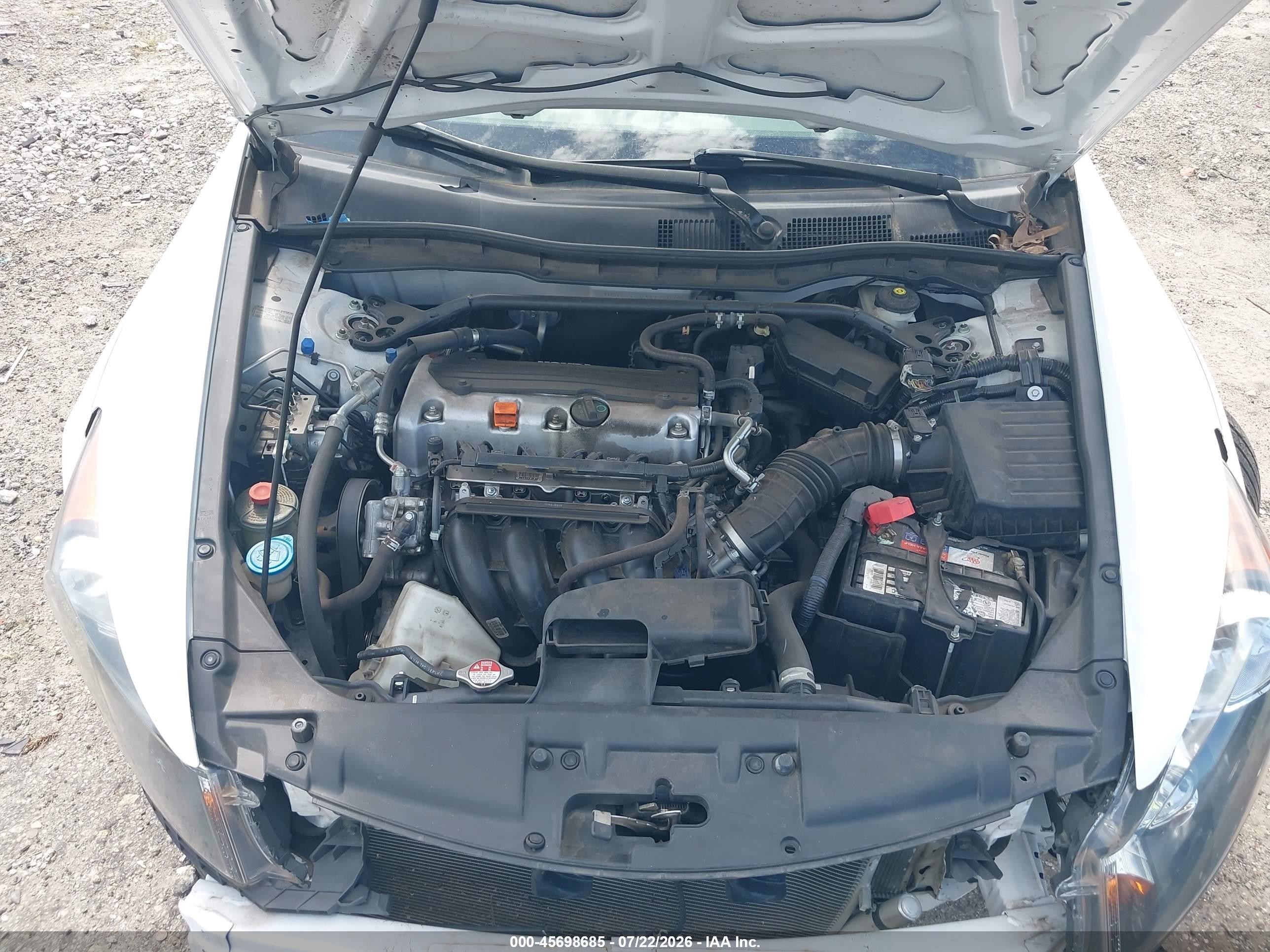2010 Honda Accord 2.4 Ex-l Белый vin: 1HGCP2F86AA138060