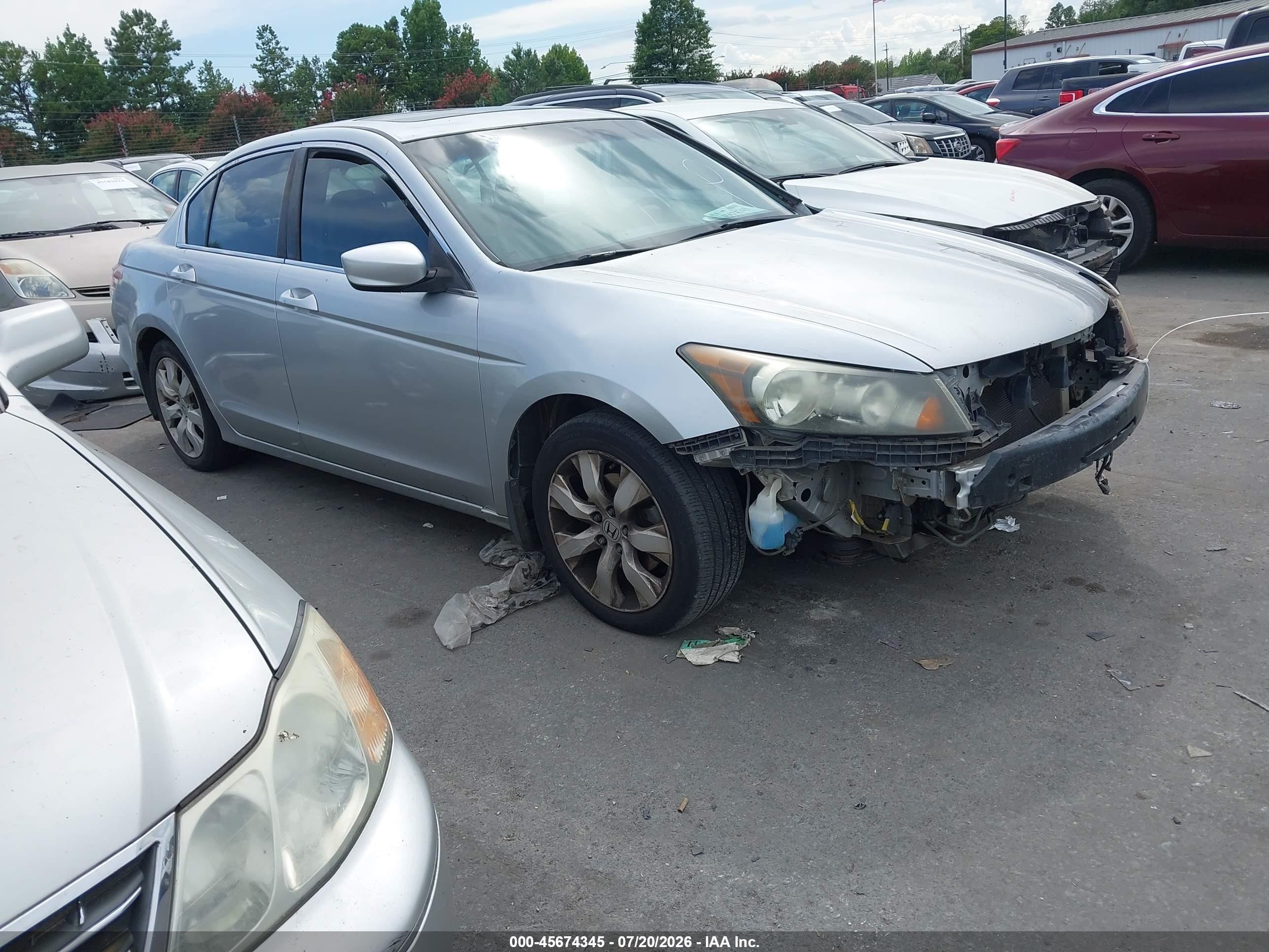 2010 Honda Accord 2.4 Ex-l Silver vin: 1HGCP2F86AA143792