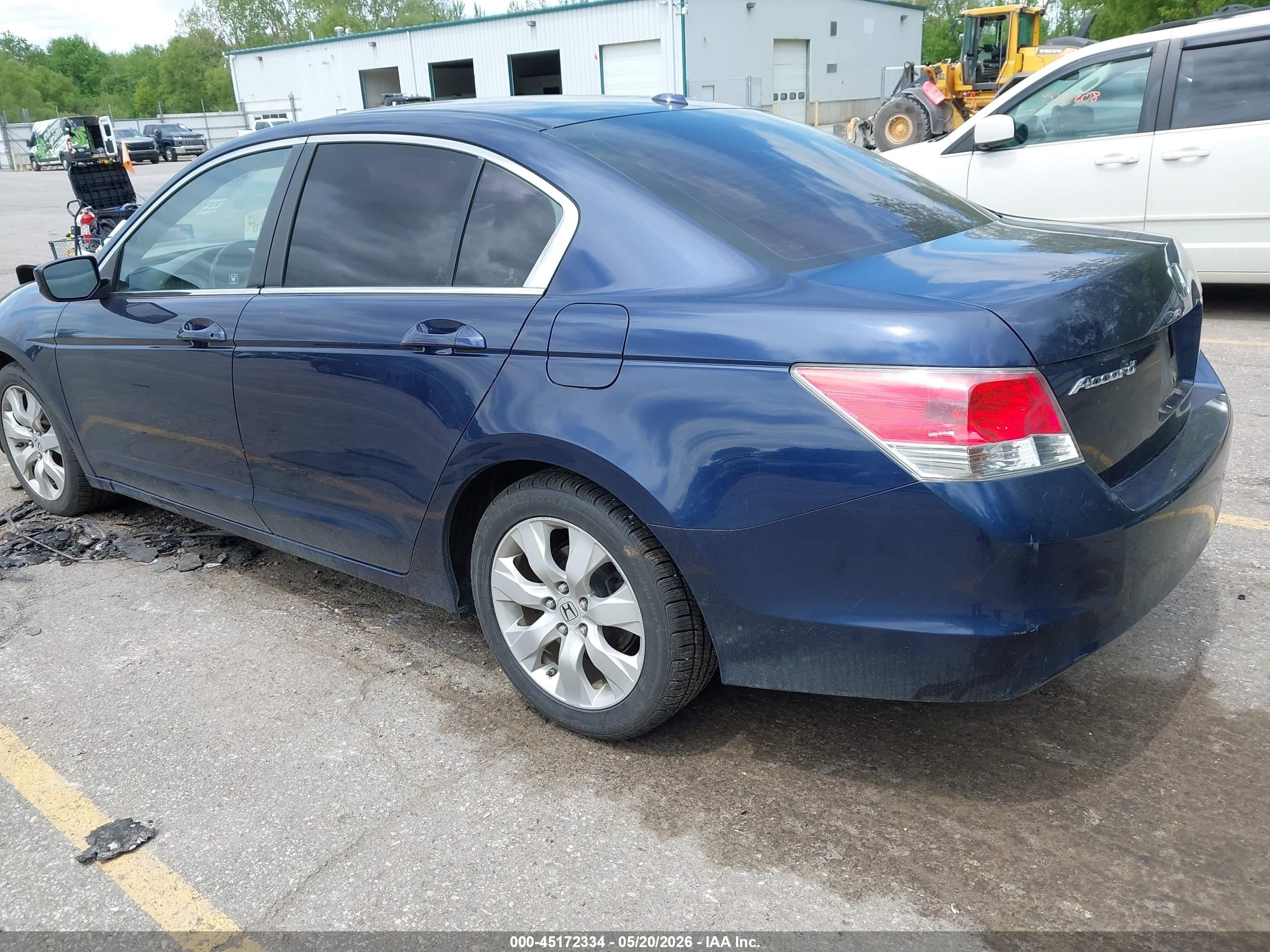 2010 Honda Accord 2.4 Ex-l Blue vin: 1HGCP2F86AA153013