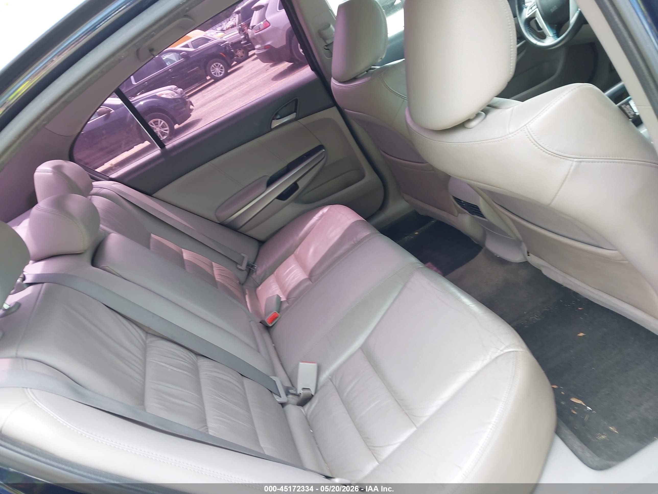 2010 Honda Accord 2.4 Ex-l Blue vin: 1HGCP2F86AA153013