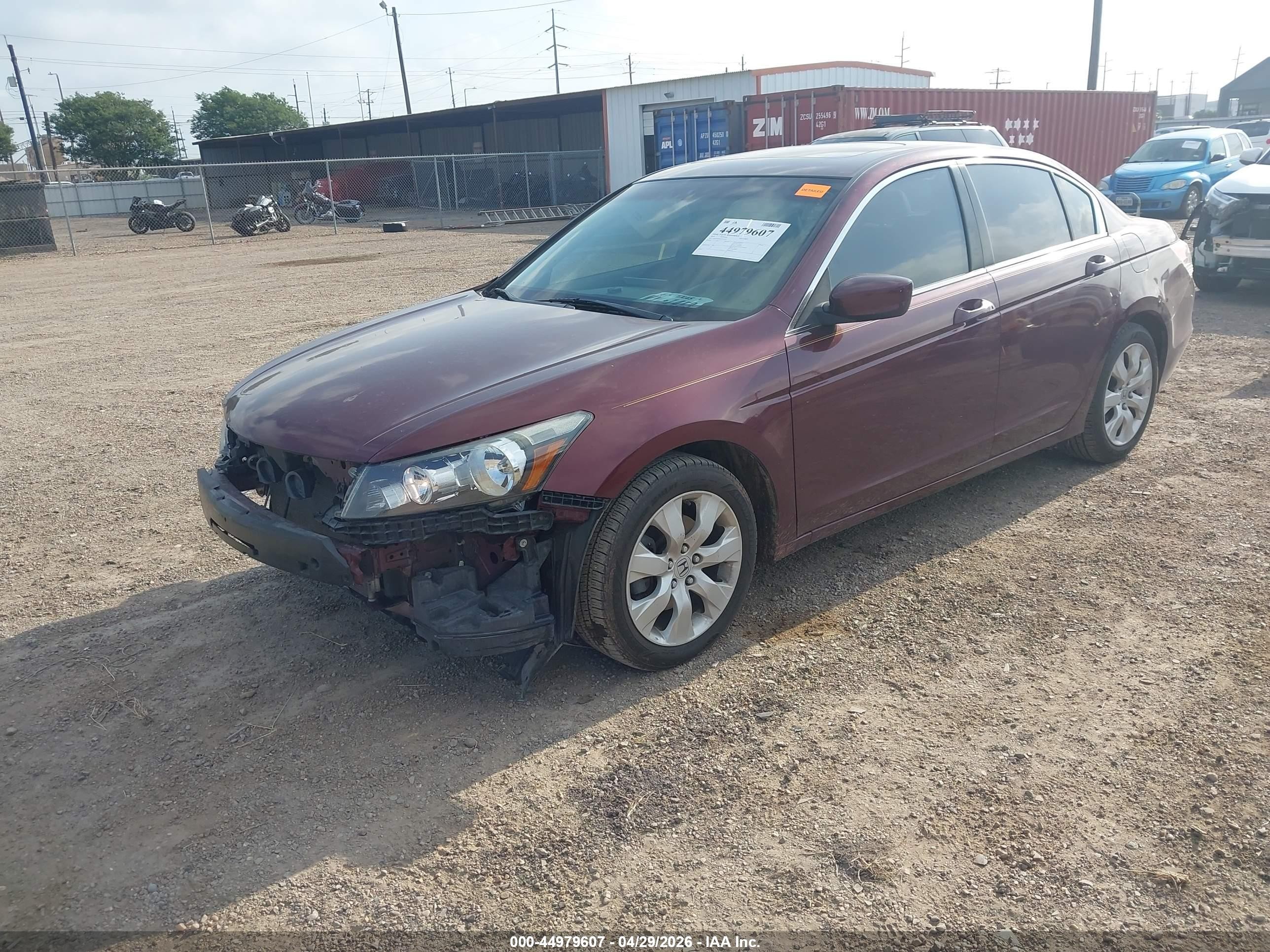 2010 Honda Accord 2.4 Ex-l Maroon vin: 1HGCP2F86AA153545