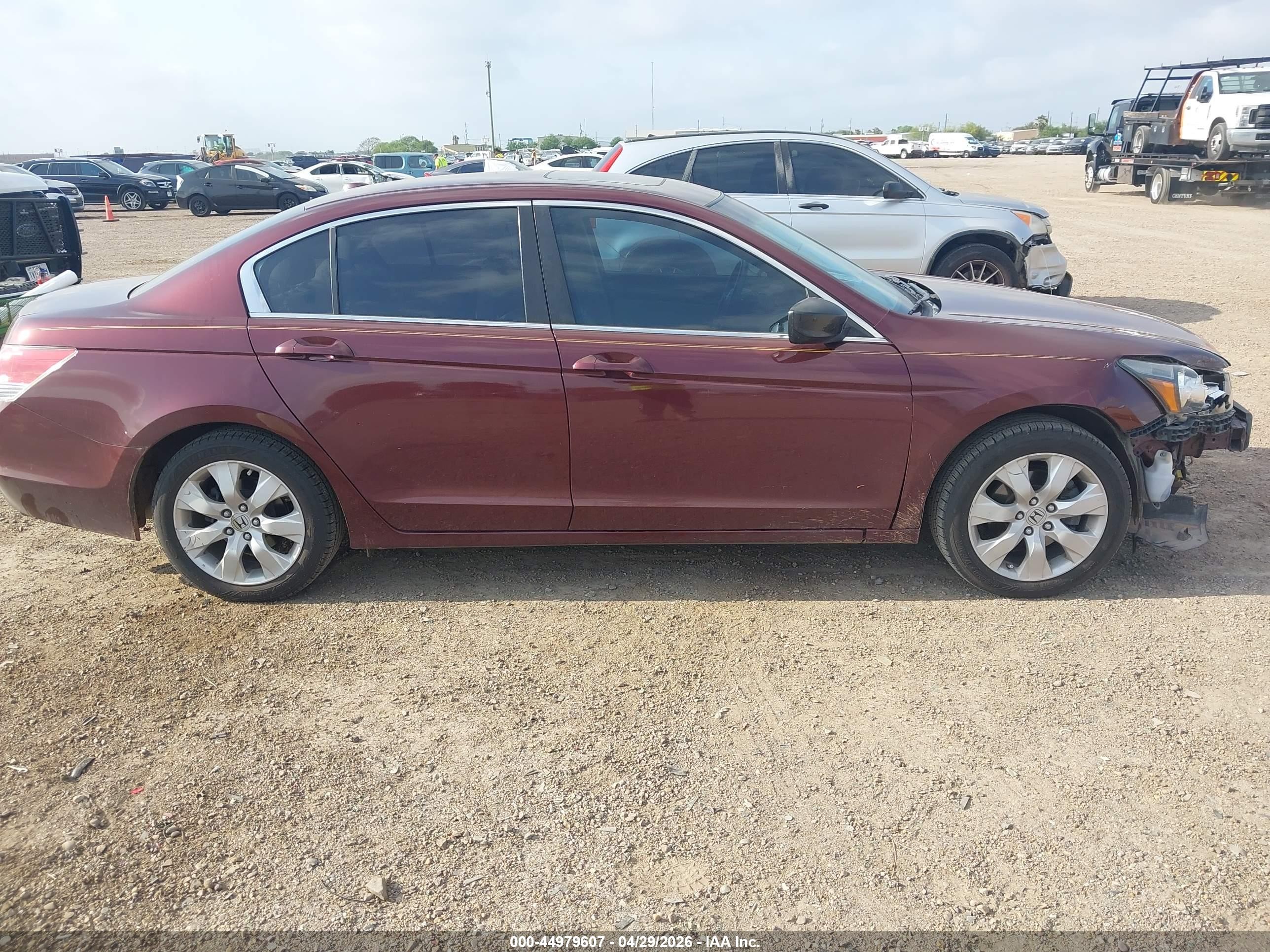 2010 Honda Accord 2.4 Ex-l Maroon vin: 1HGCP2F86AA153545