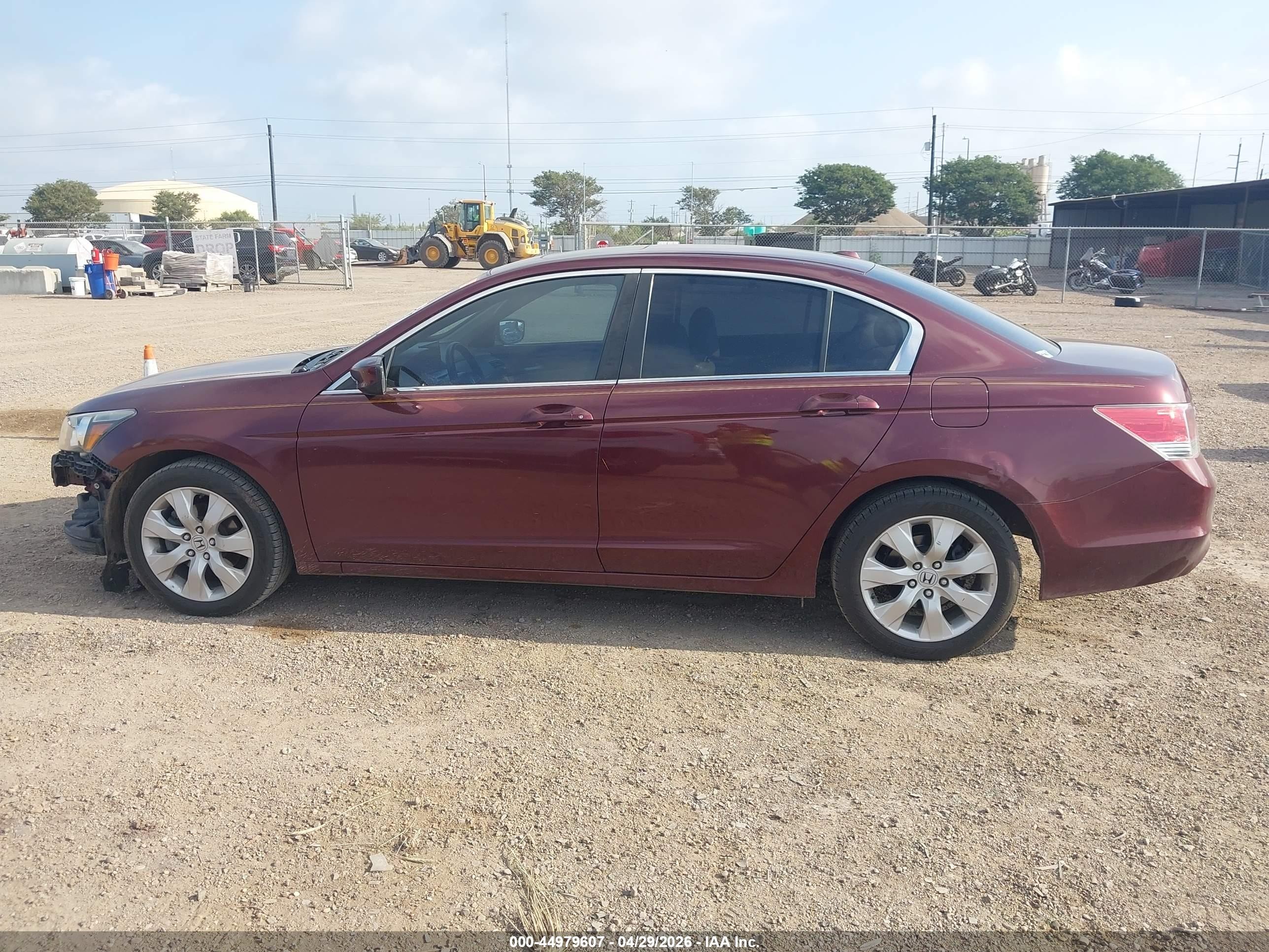 2010 Honda Accord 2.4 Ex-l Maroon vin: 1HGCP2F86AA153545