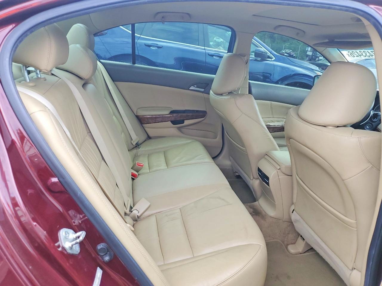 2010 Honda Accord Exl Burgundy vin: 1HGCP2F86AA161130