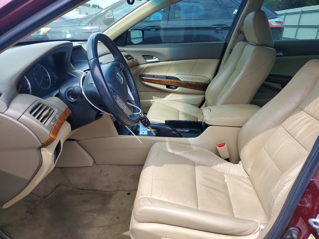 2010 Honda Accord Exl Burgundy vin: 1HGCP2F86AA161130