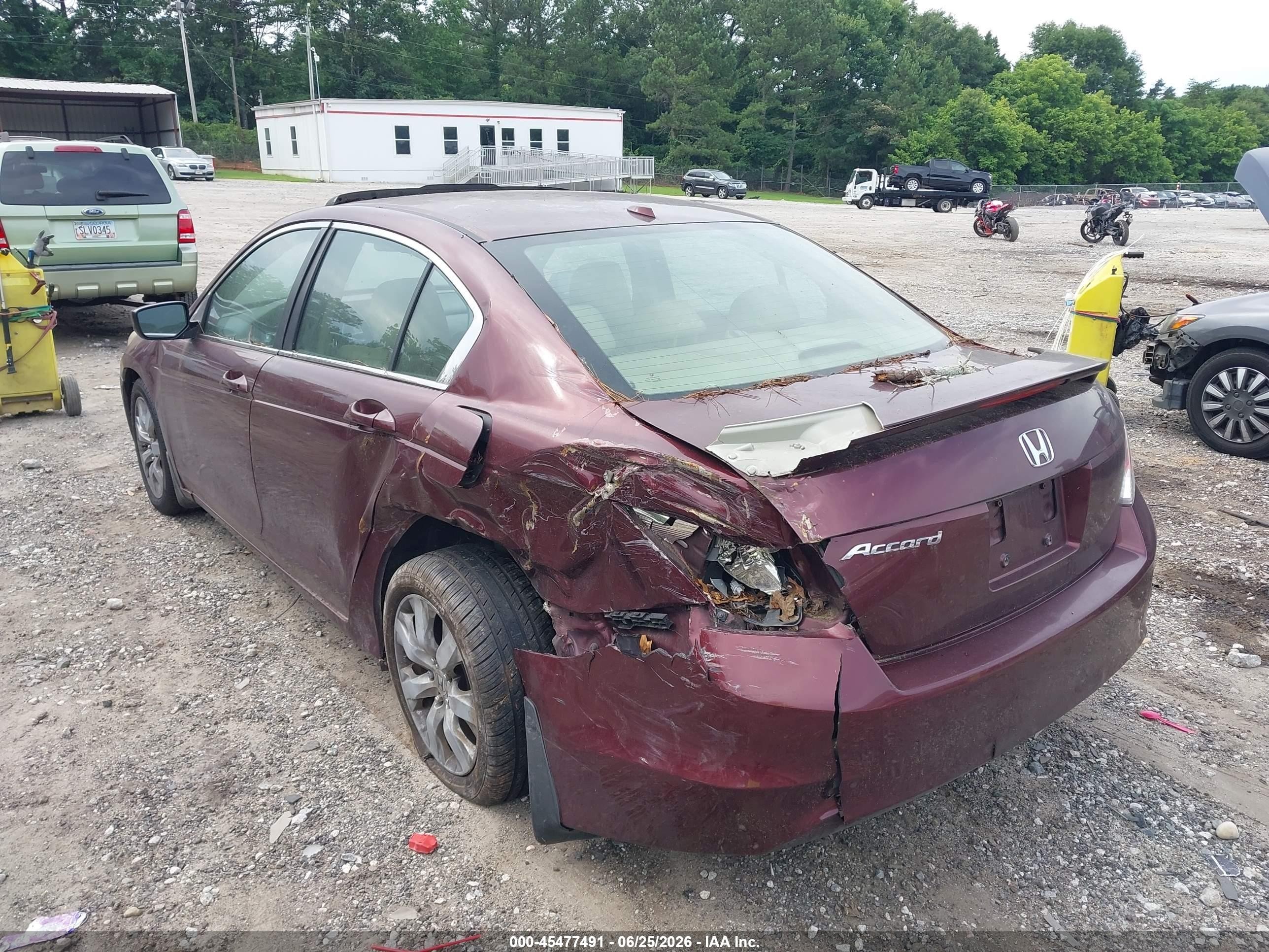 2010 Honda Accord 2.4 Ex-l Maroon vin: 1HGCP2F86AA161404