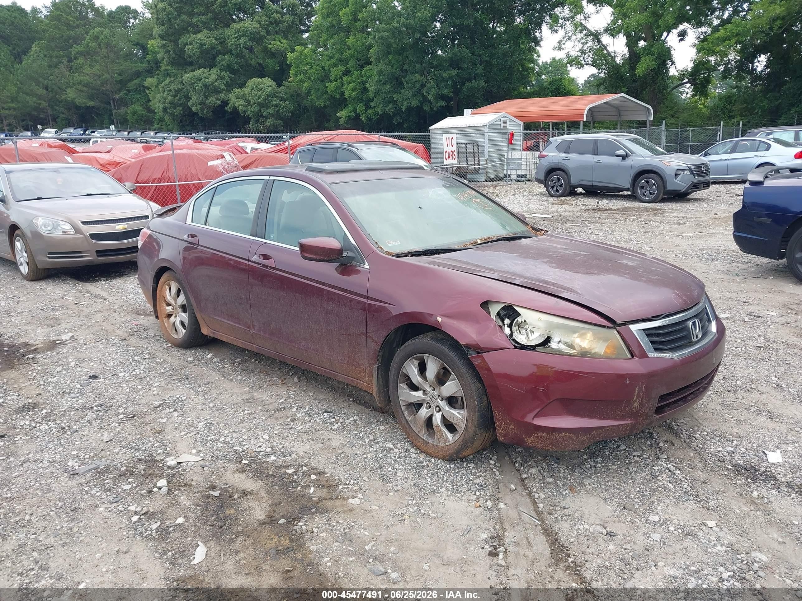 2010 Honda Accord 2.4 Ex-l Maroon vin: 1HGCP2F86AA161404