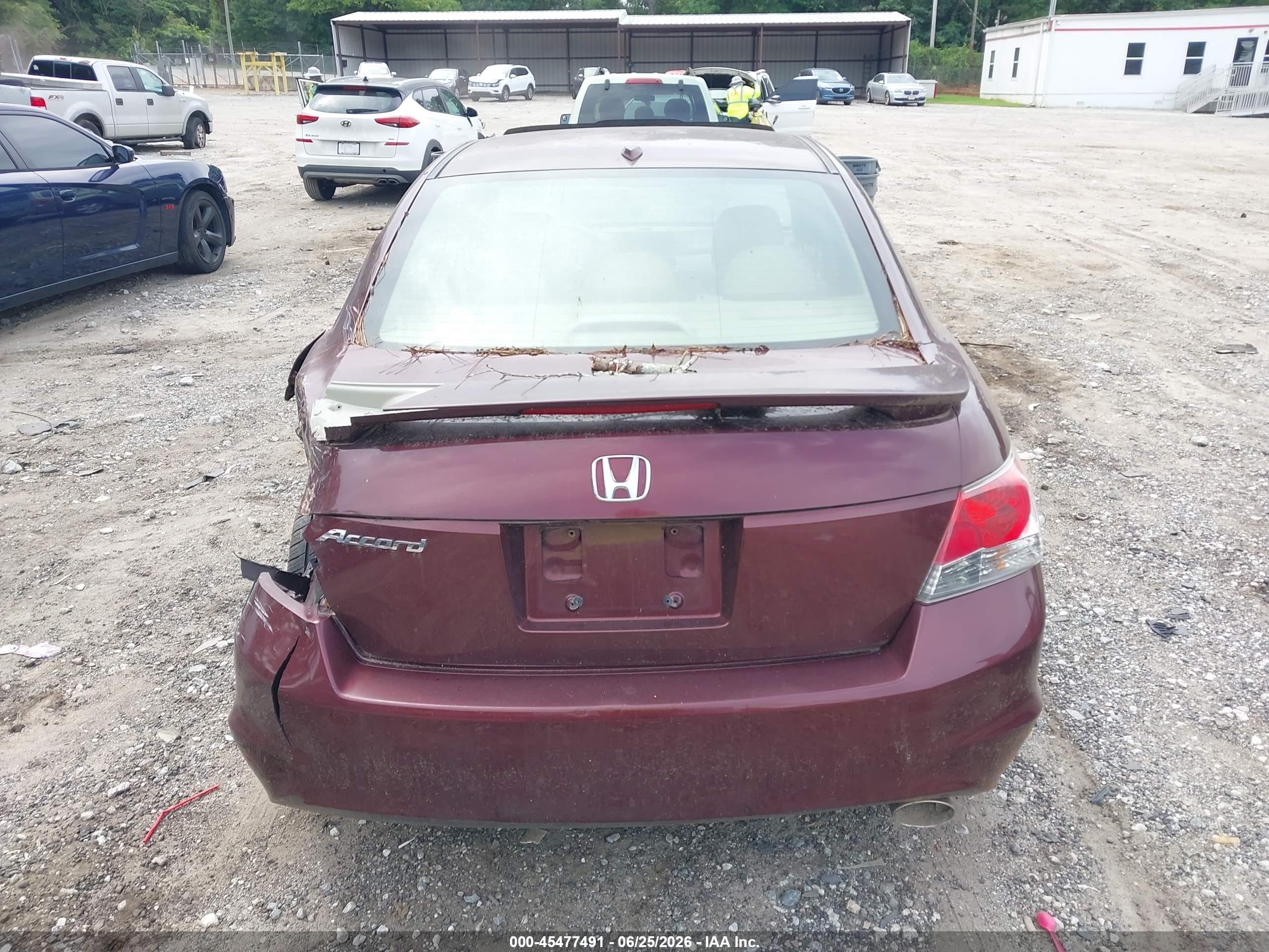 2010 Honda Accord 2.4 Ex-l Maroon vin: 1HGCP2F86AA161404
