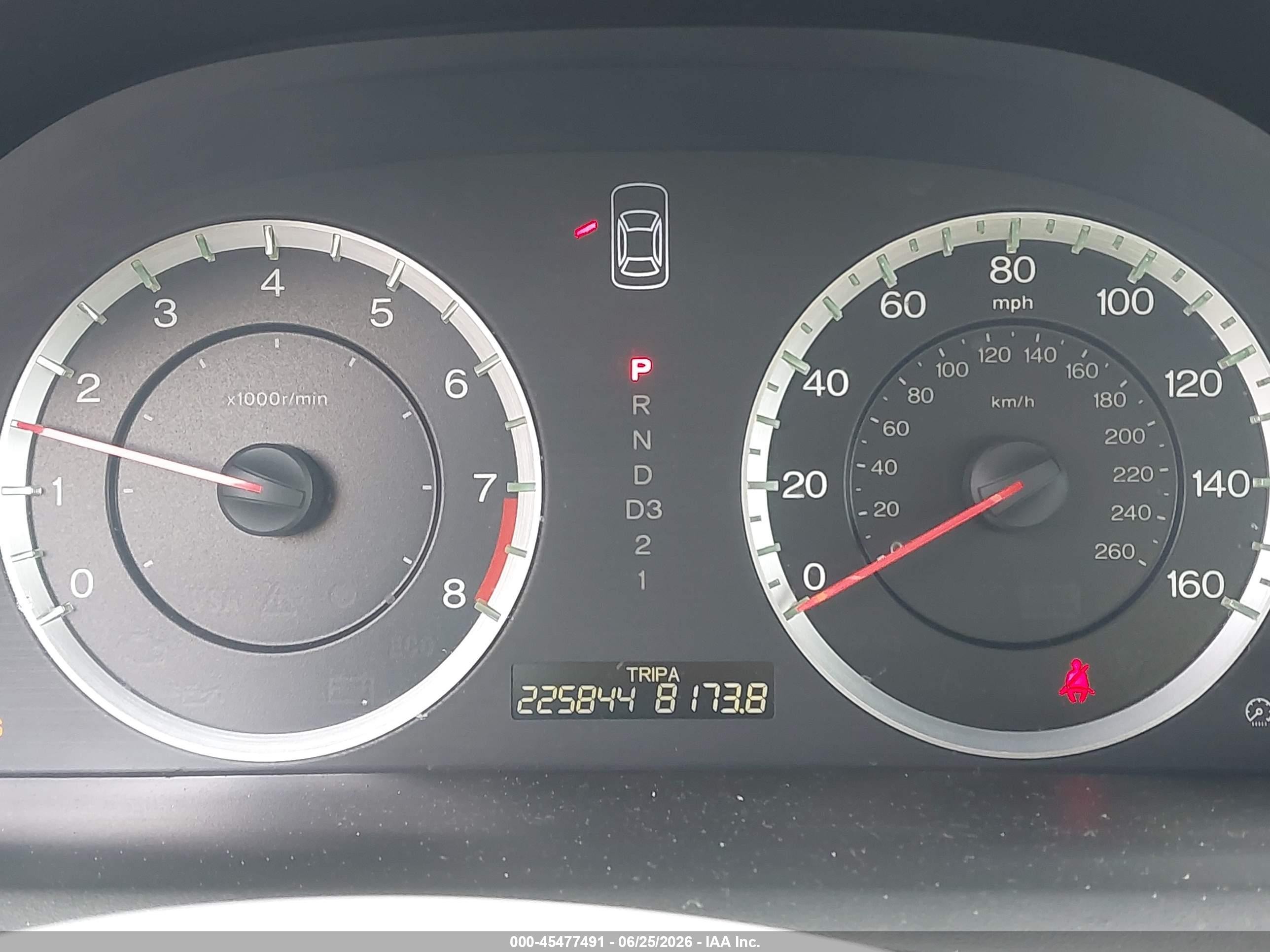 2010 Honda Accord 2.4 Ex-l Maroon vin: 1HGCP2F86AA161404