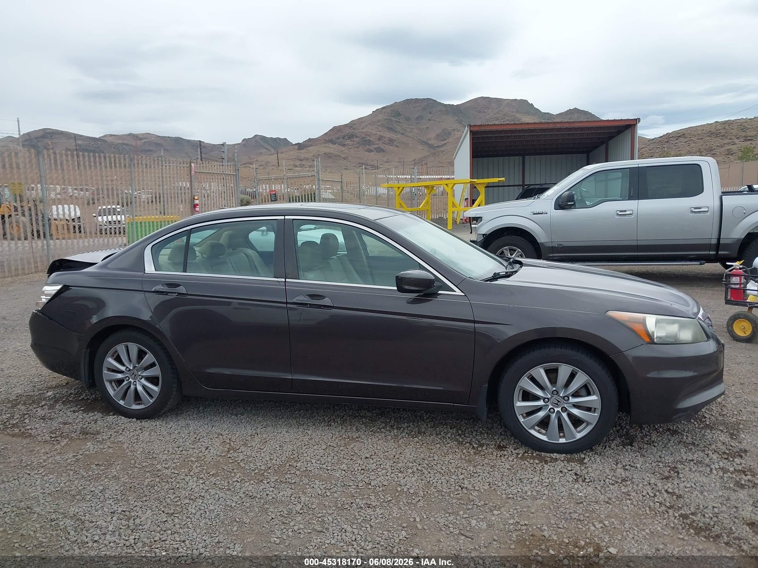 2011 Honda Accord 2.4 Ex-l Brown vin: 1HGCP2F86BA019054
