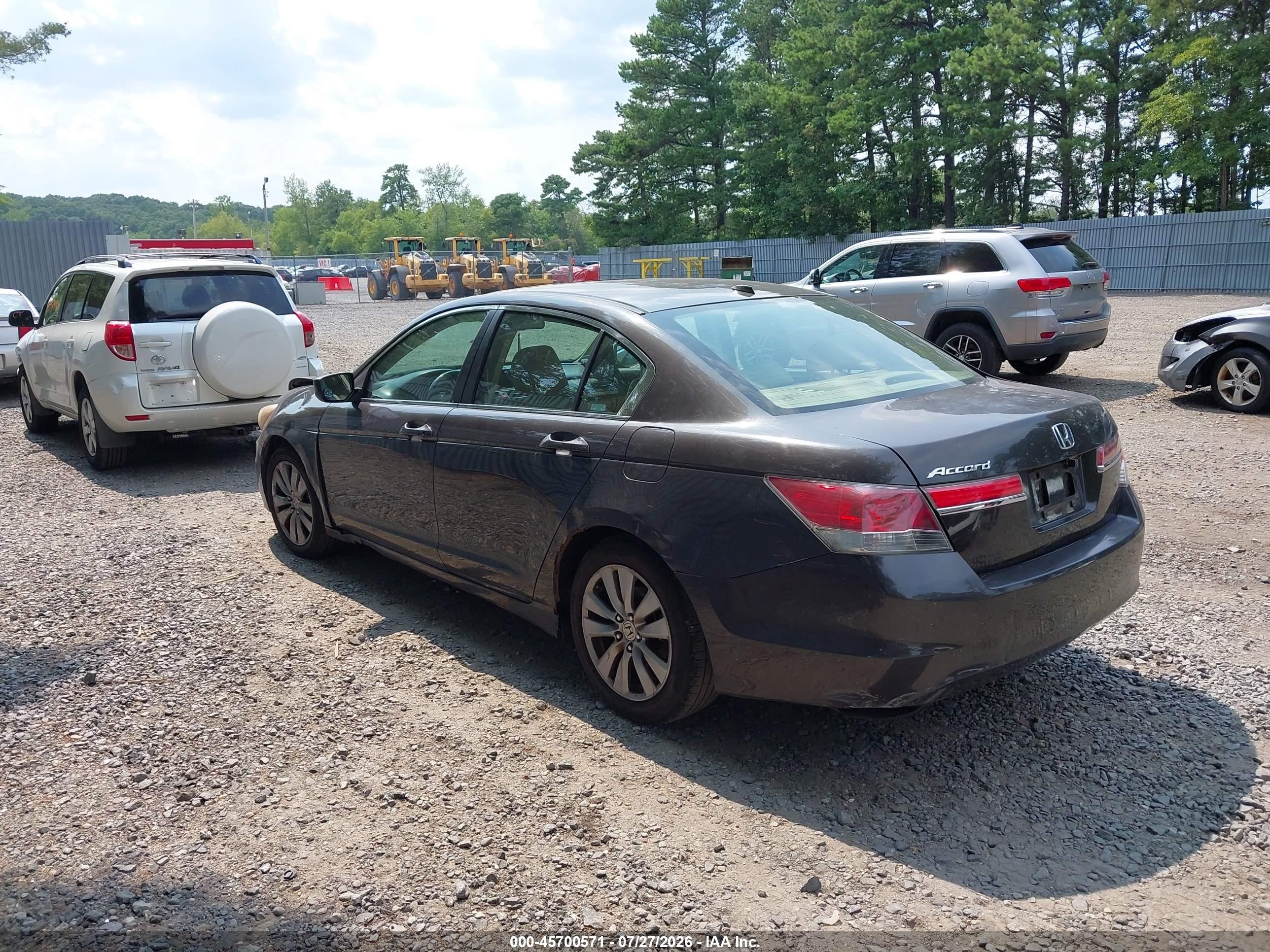 2011 Honda Accord 2.4 Ex-l Brown vin: 1HGCP2F86BA025260