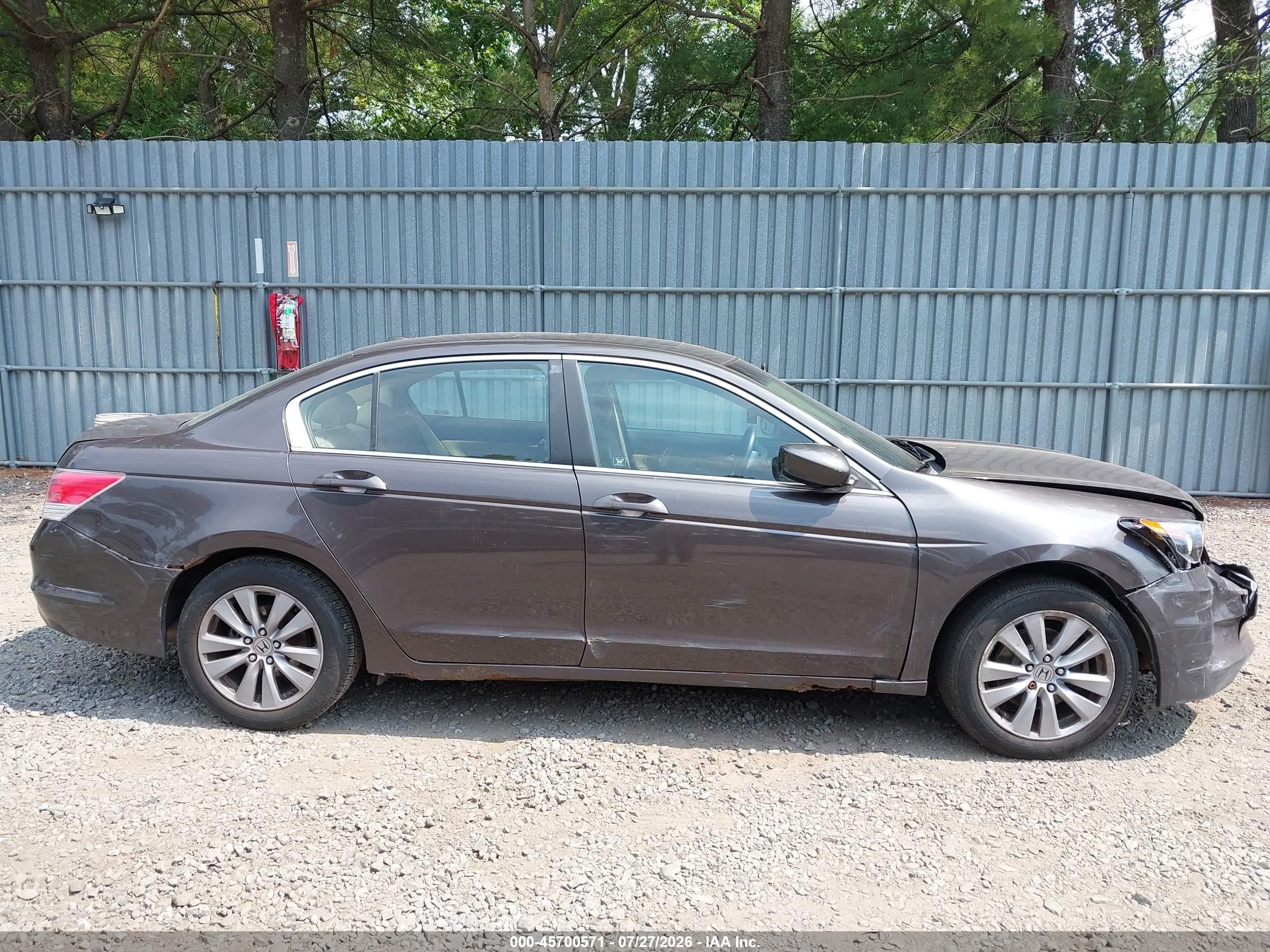2011 Honda Accord 2.4 Ex-l Brown vin: 1HGCP2F86BA025260