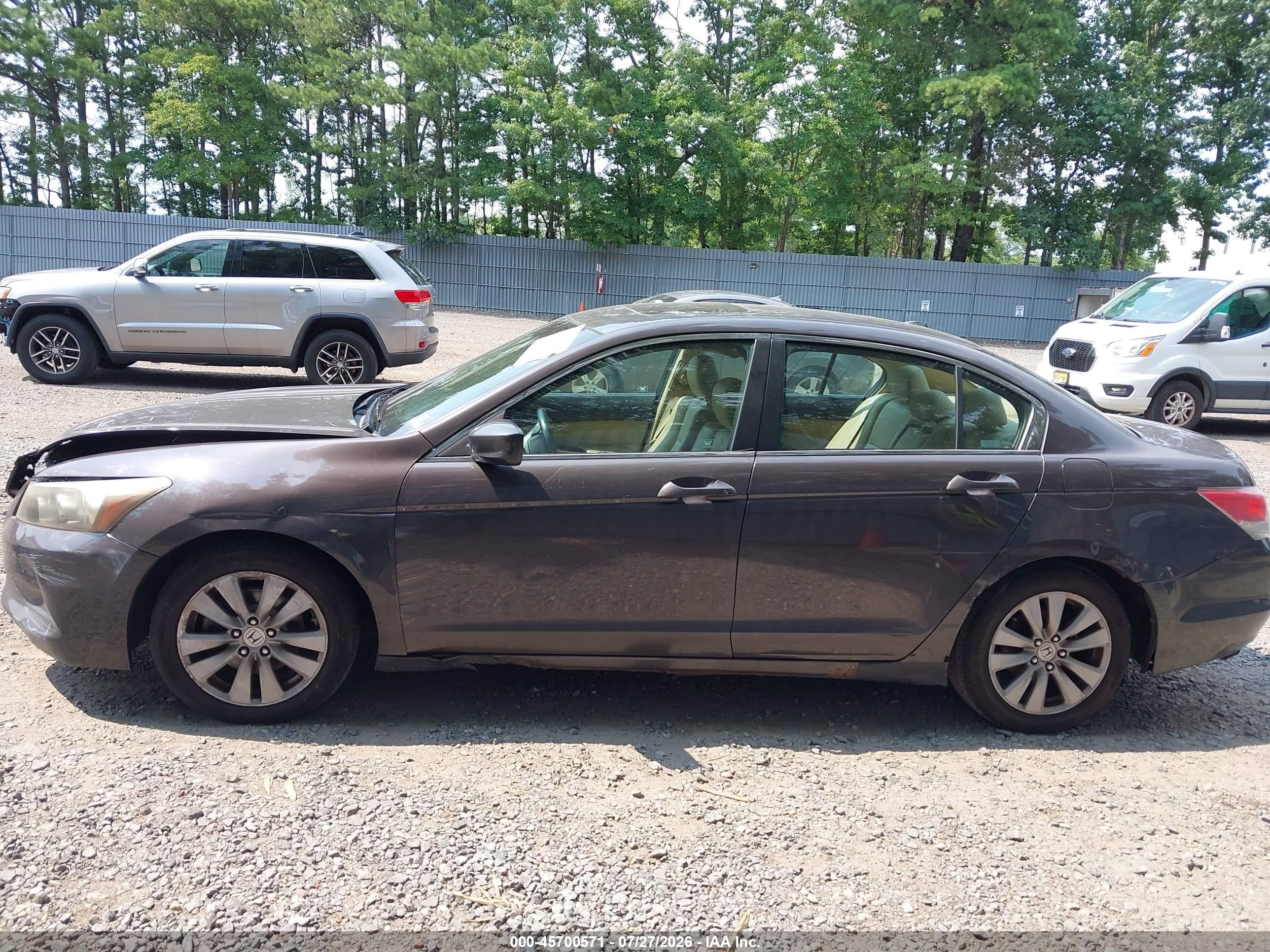 2011 Honda Accord 2.4 Ex-l Brown vin: 1HGCP2F86BA025260