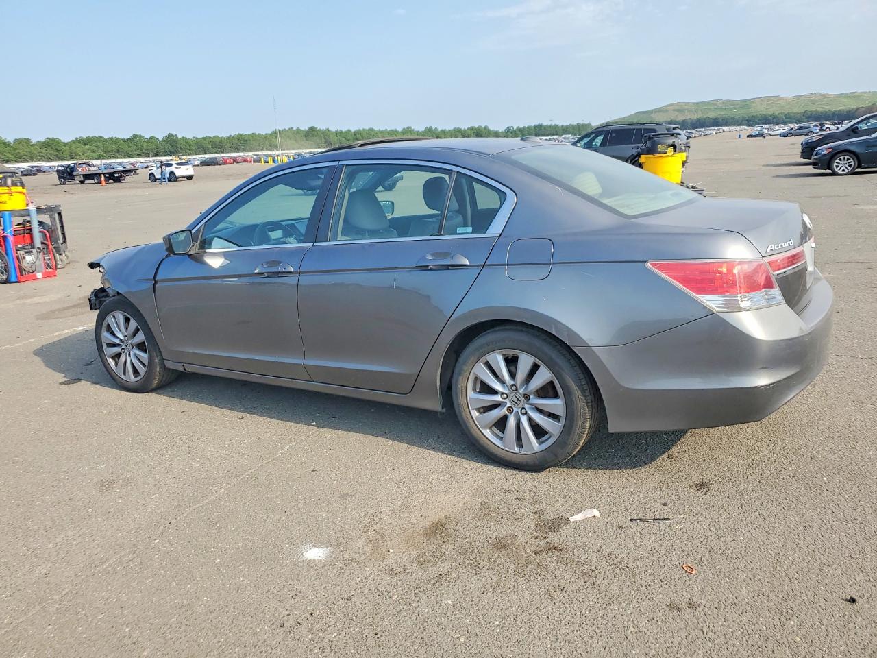 2011 Honda Accord Exl Gray vin: 1HGCP2F86BA054628