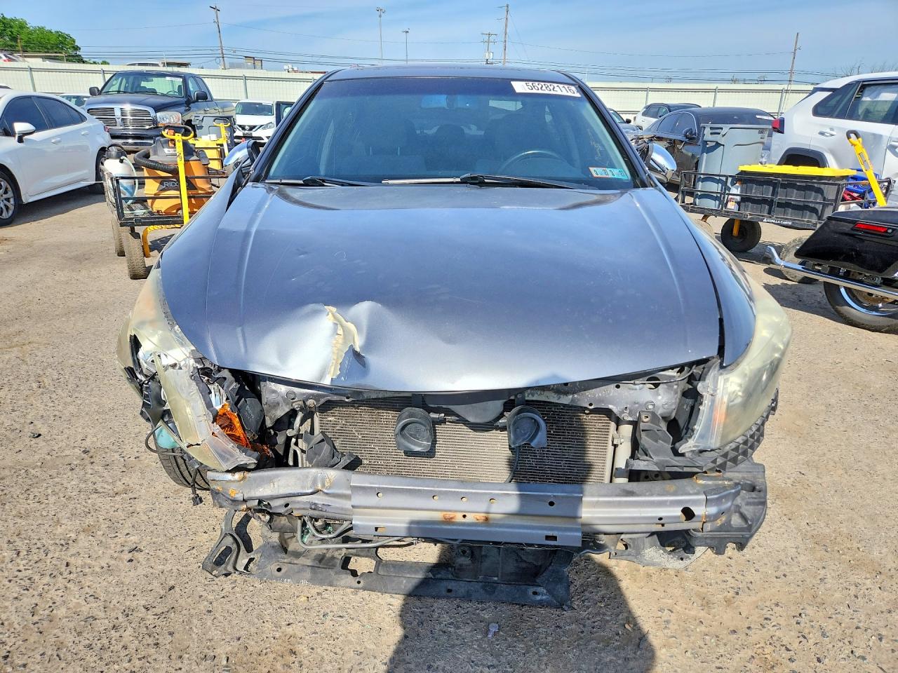 2011 Honda Accord Exl Серебряный vin: 1HGCP2F86BA058484