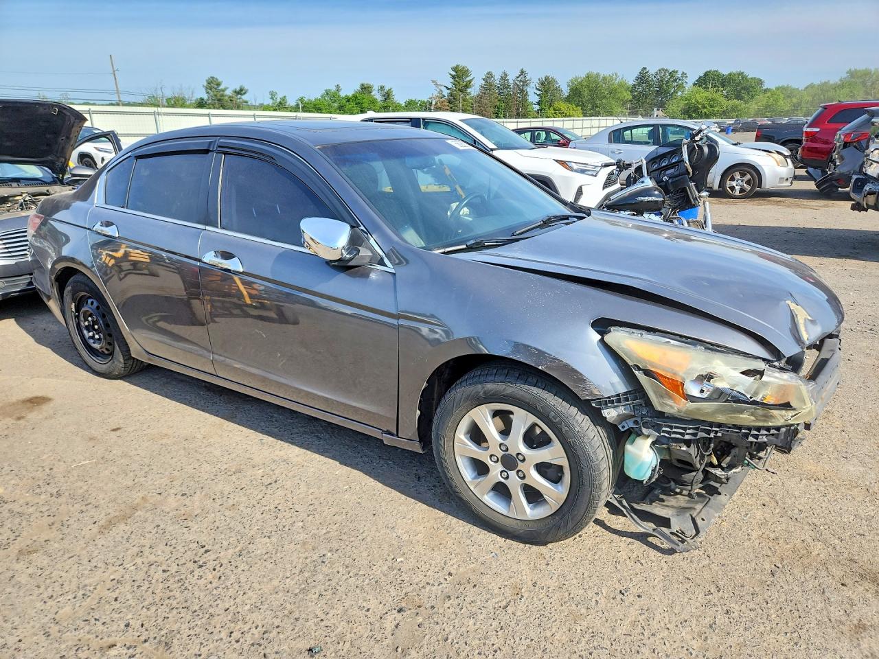 2011 Honda Accord Exl Серебряный vin: 1HGCP2F86BA058484
