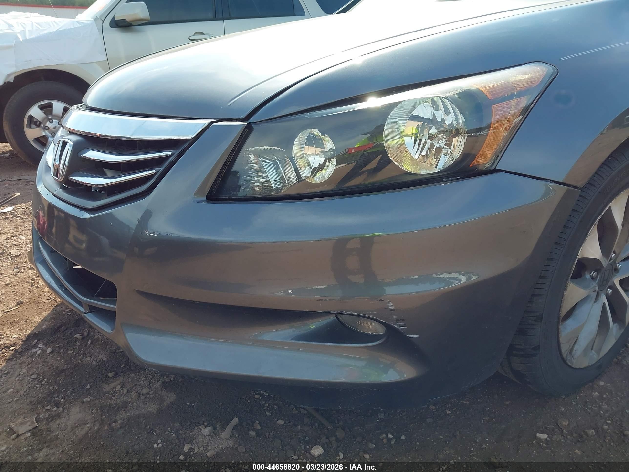 2011 Honda Accord 2.4 Ex-l Gray vin: 1HGCP2F86BA065368