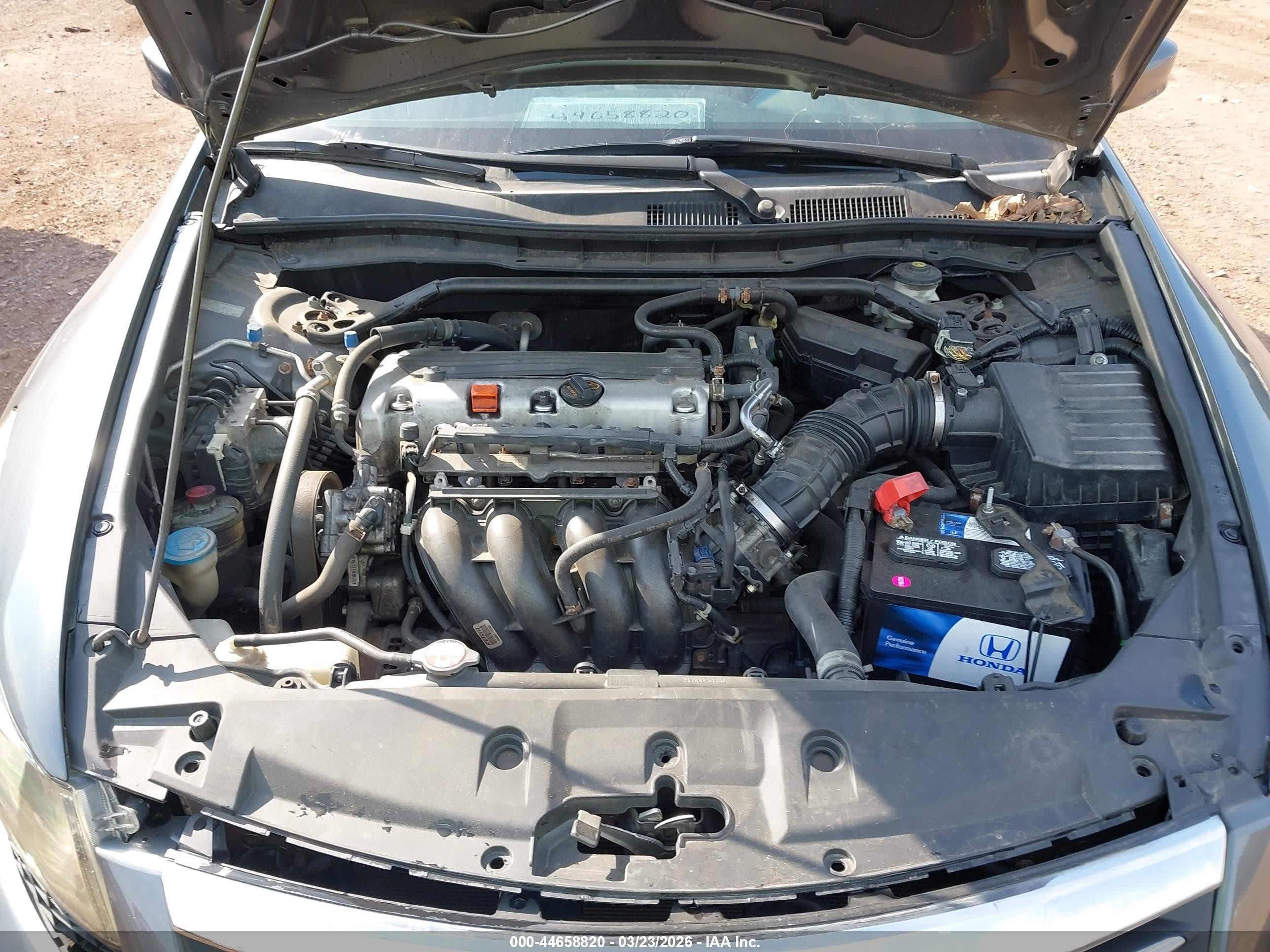 2011 Honda Accord 2.4 Ex-l Gray vin: 1HGCP2F86BA065368