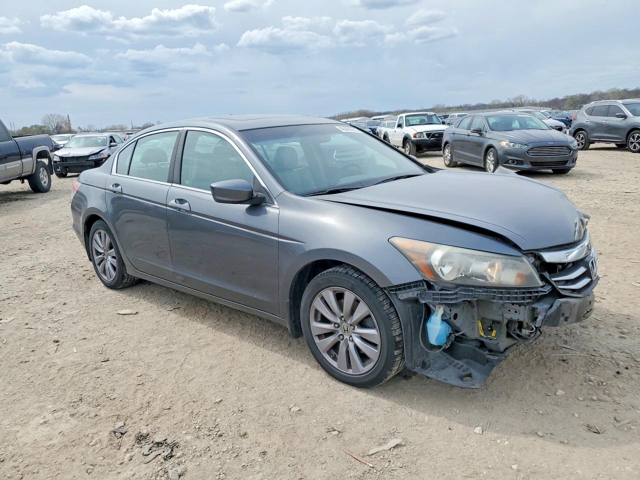 2011 Honda Accord Exl Gray vin: 1HGCP2F86BA070960