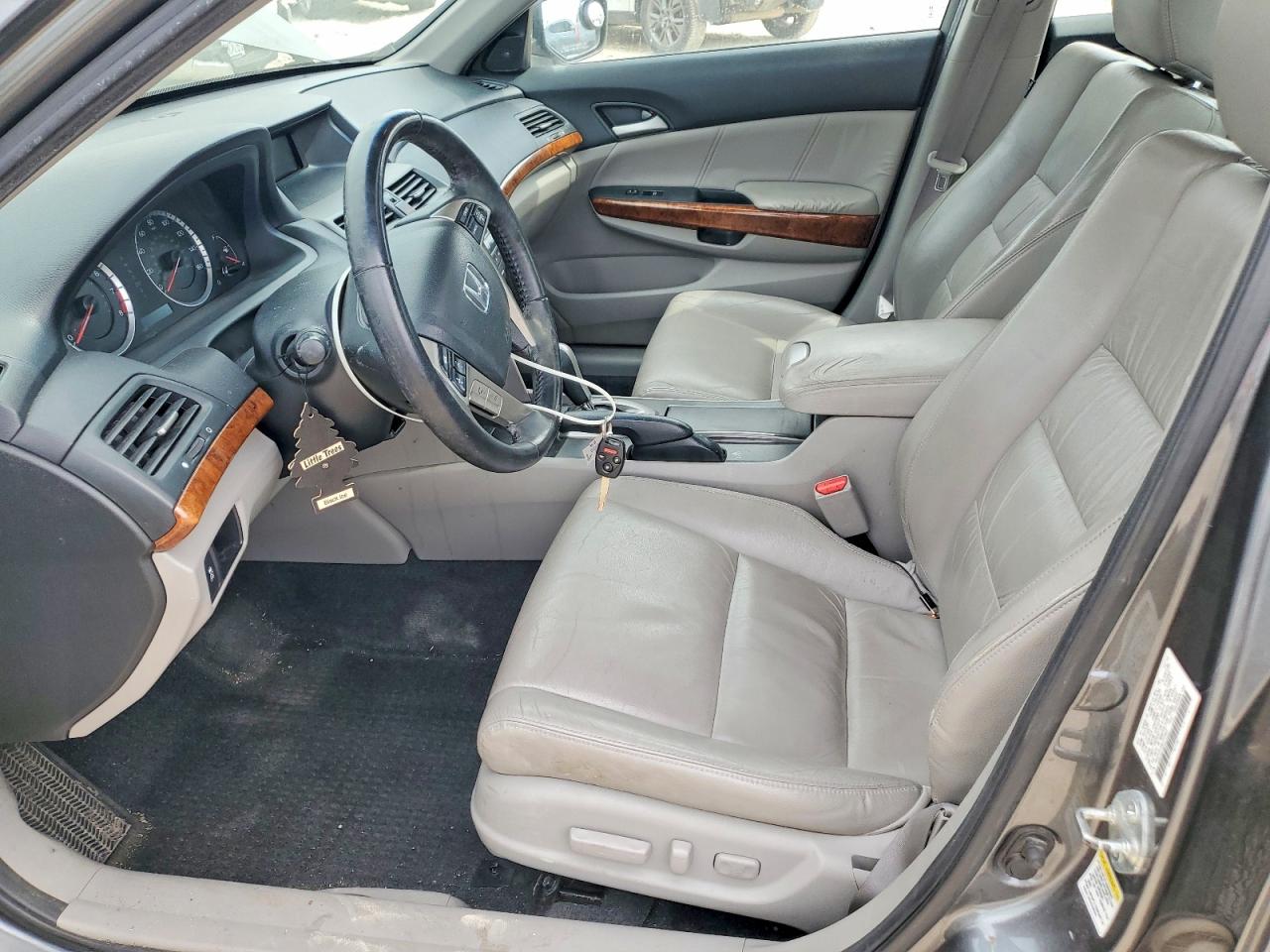 2011 Honda Accord Exl Gray vin: 1HGCP2F86BA070960