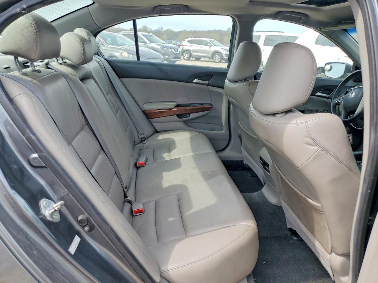 2011 Honda Accord Exl Gray vin: 1HGCP2F86BA070960