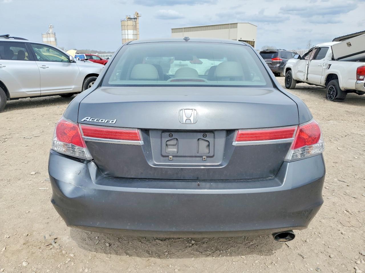 2011 Honda Accord Exl Gray vin: 1HGCP2F86BA070960