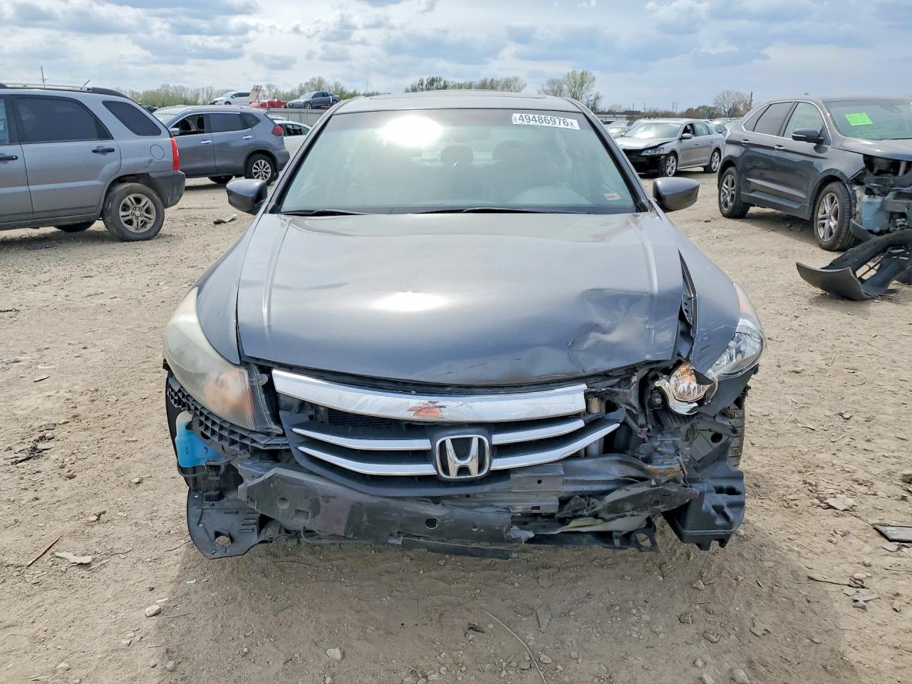2011 Honda Accord Exl Gray vin: 1HGCP2F86BA070960
