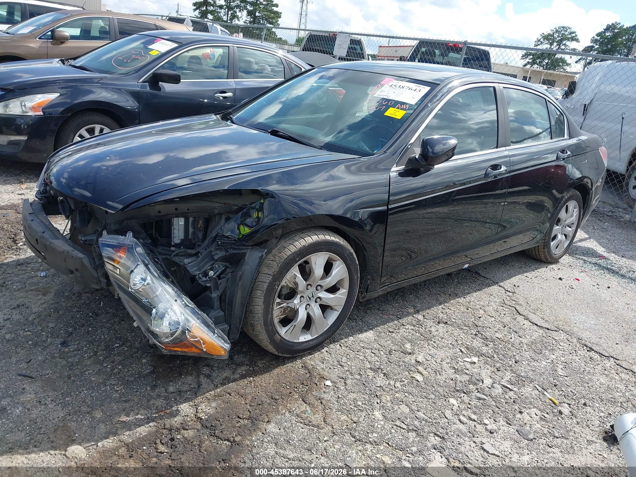 2011 Honda Accord 2.4 Ex-l Черный vin: 1HGCP2F86BA090304