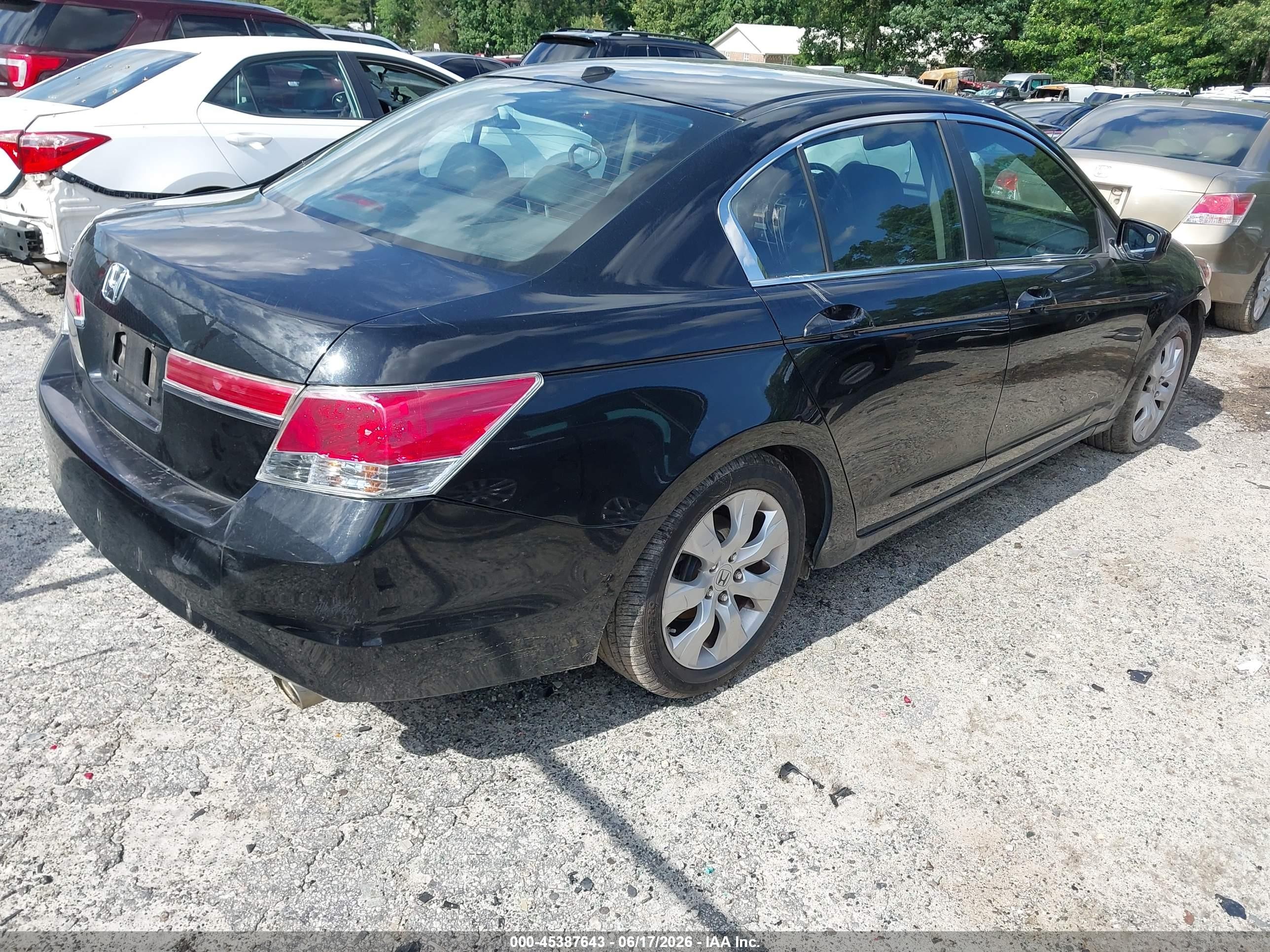 2011 Honda Accord 2.4 Ex-l Черный vin: 1HGCP2F86BA090304