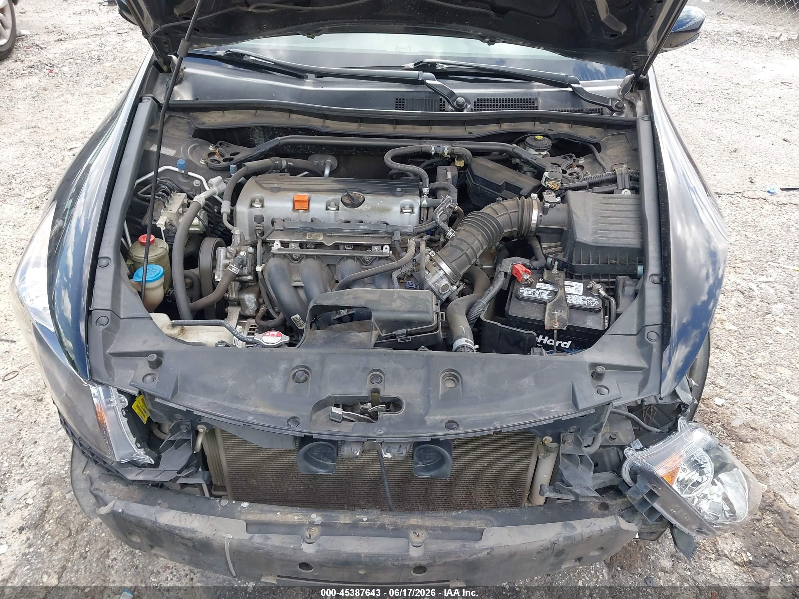 2011 Honda Accord 2.4 Ex-l Черный vin: 1HGCP2F86BA090304